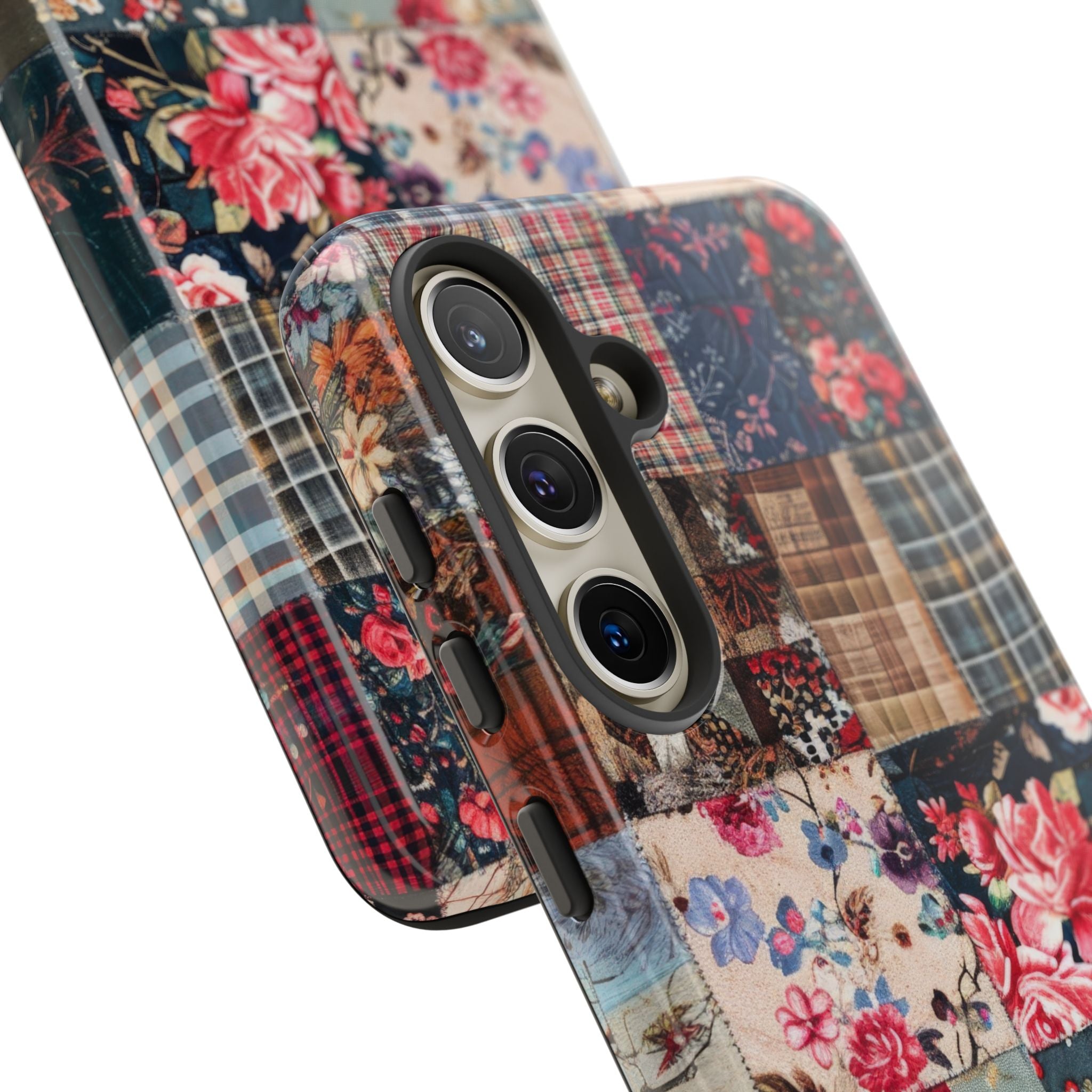 Patchwork Floral Quilt Samsung S24 - Tough