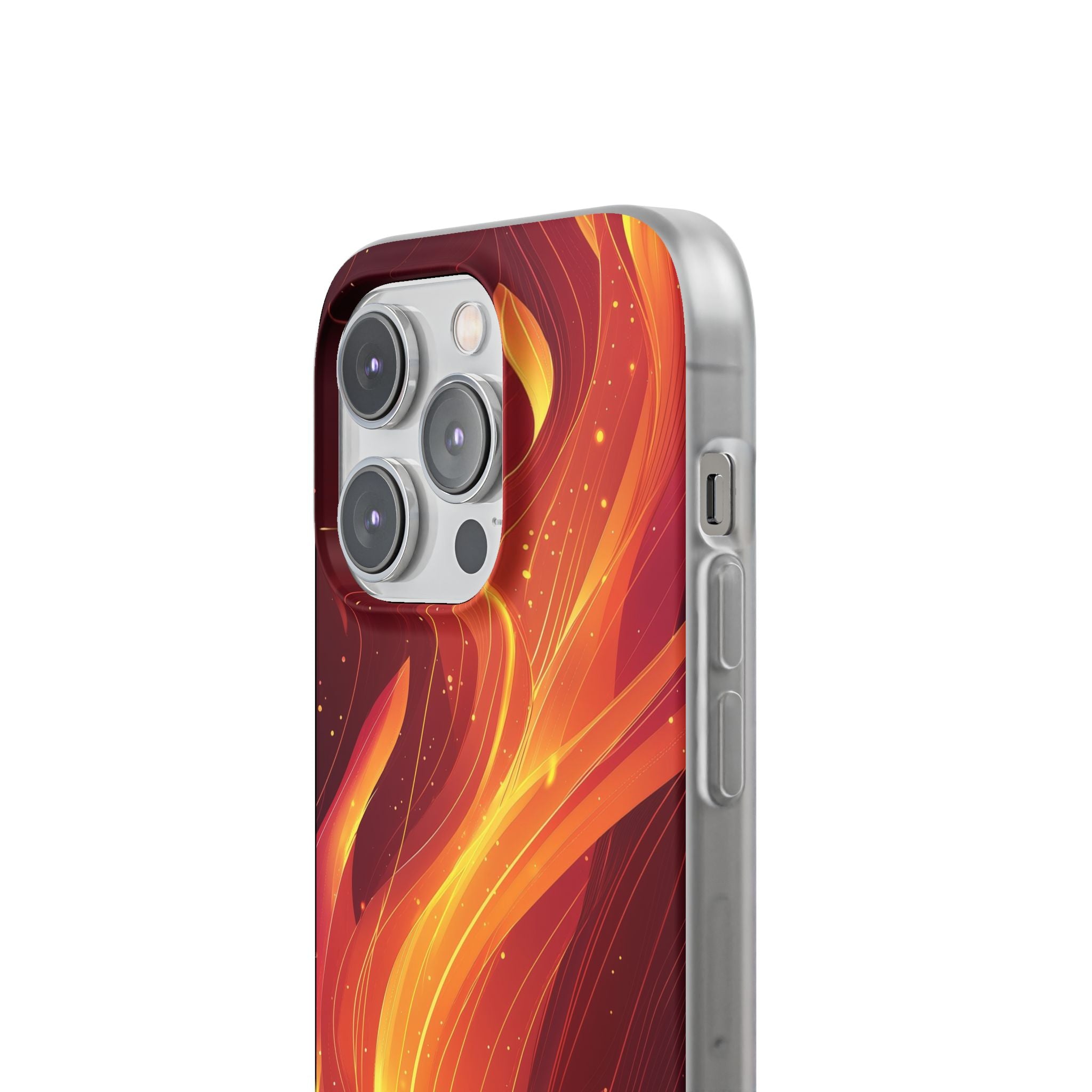 Flaming Flow iPhone 14 Pro Case - Soft