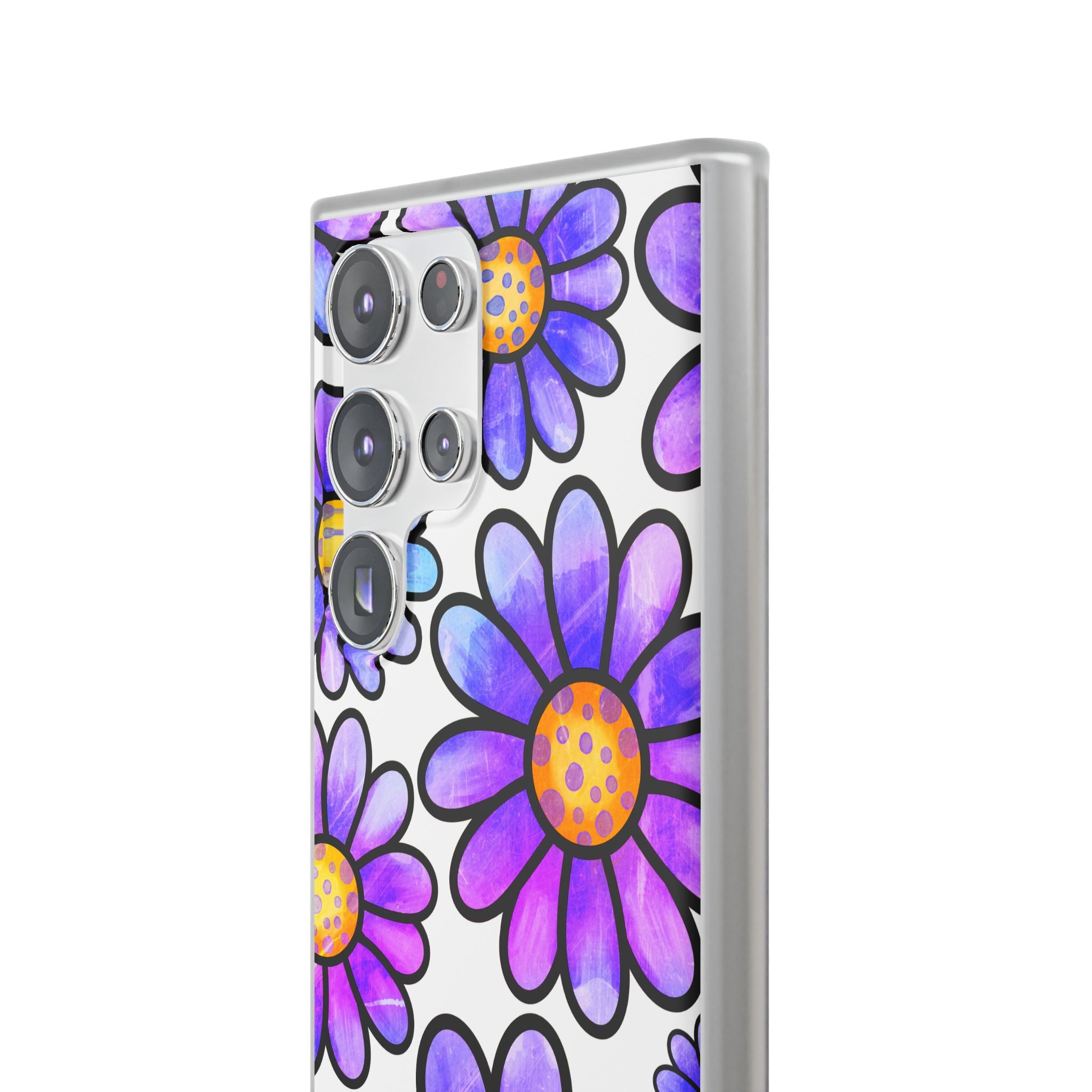 Polka Dot Blooms Samsung S23 Ultra Case - Soft