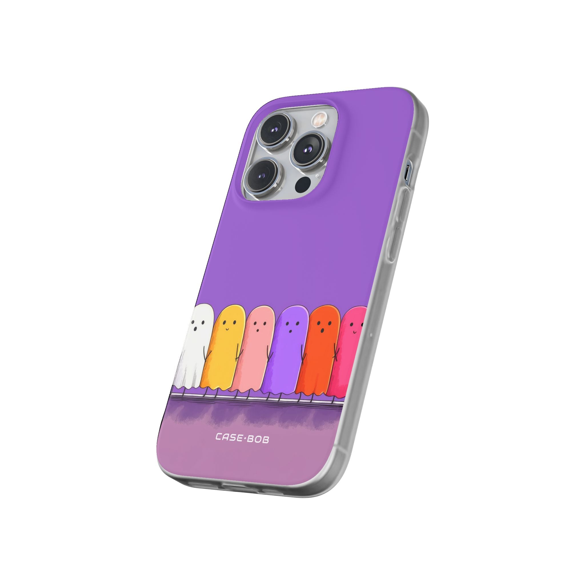 Colorful Ghosts iPhone 14 Pro Case - Soft