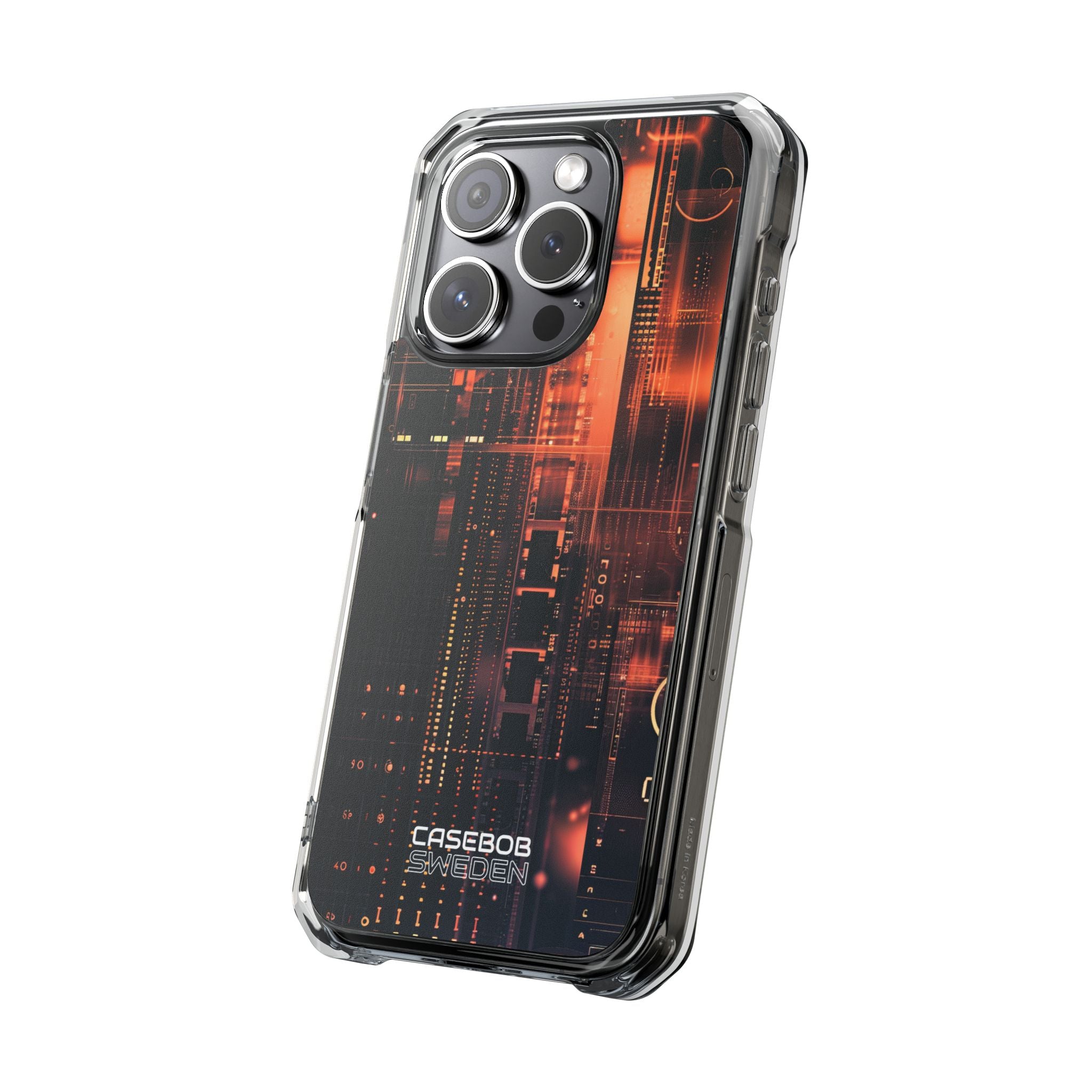 Neon Circuit Dreams iPhone 15 - Impact Clear+