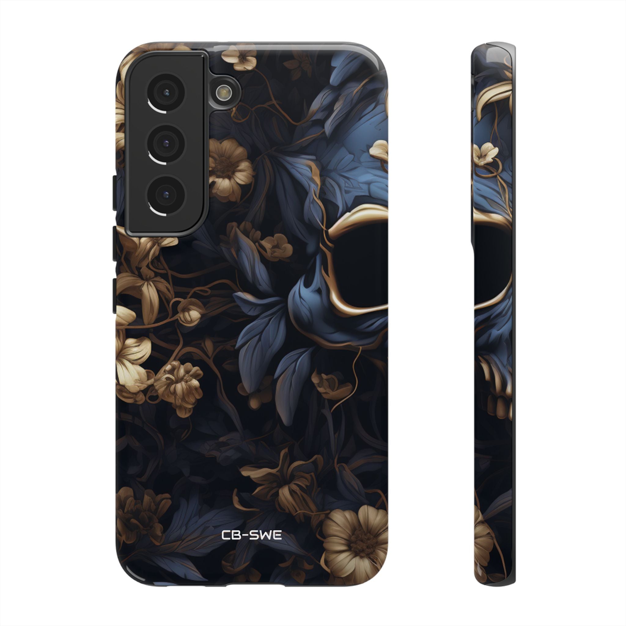 Gothic Floral Skull - Samsung Case