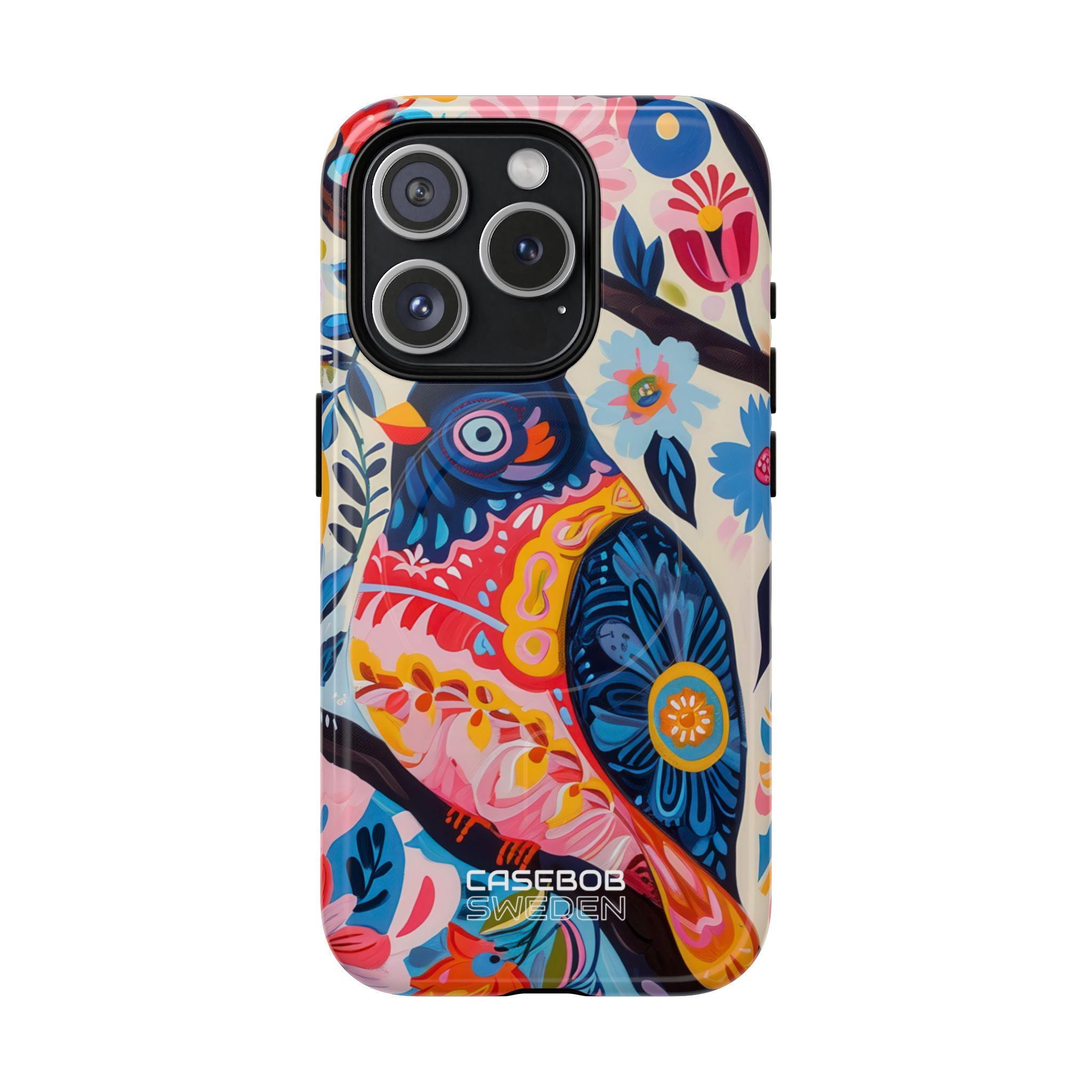 Whimsical Owl Garden iPhone 15 - Tough+