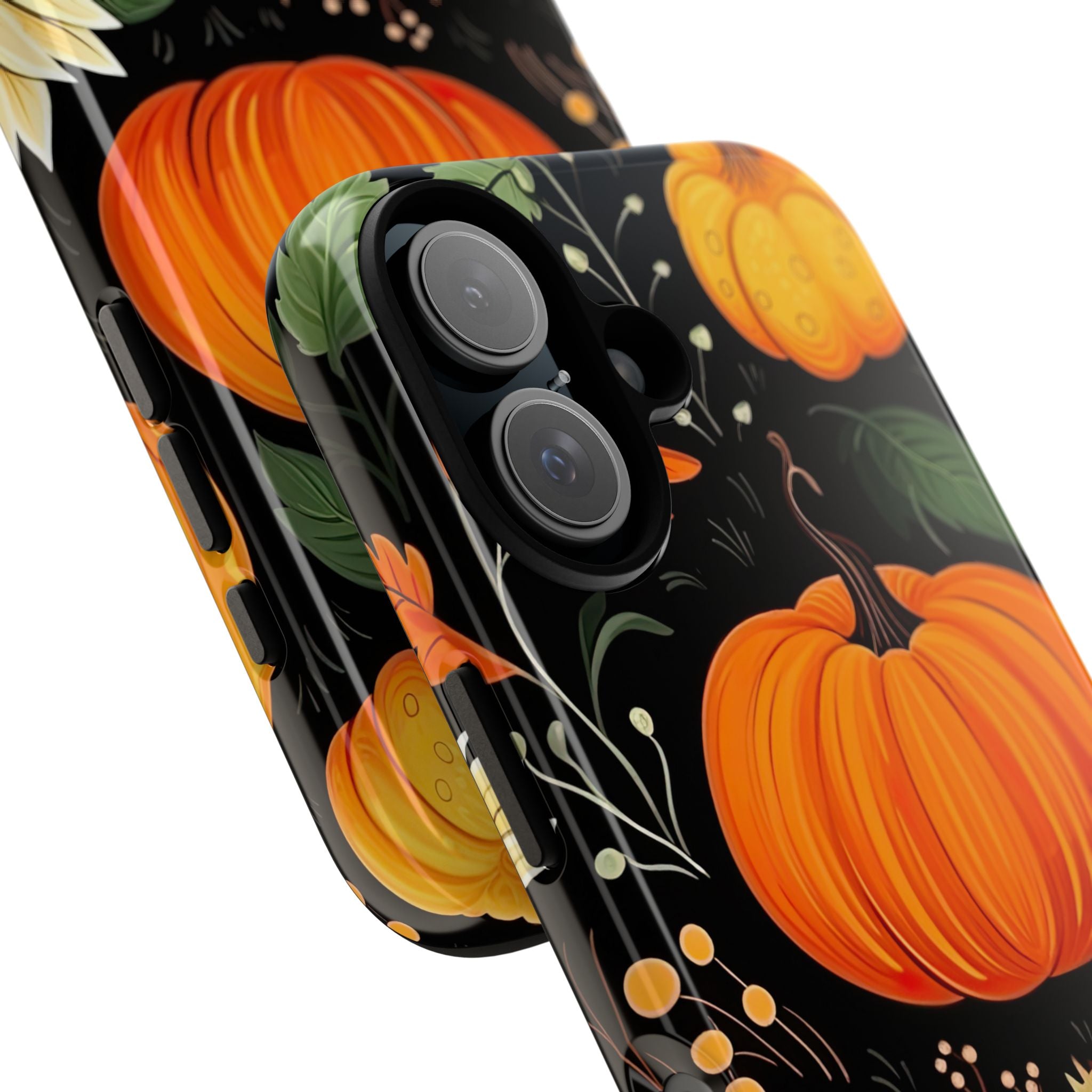 Pumpkin Glow iPhone 16 Plus Case - Tough
