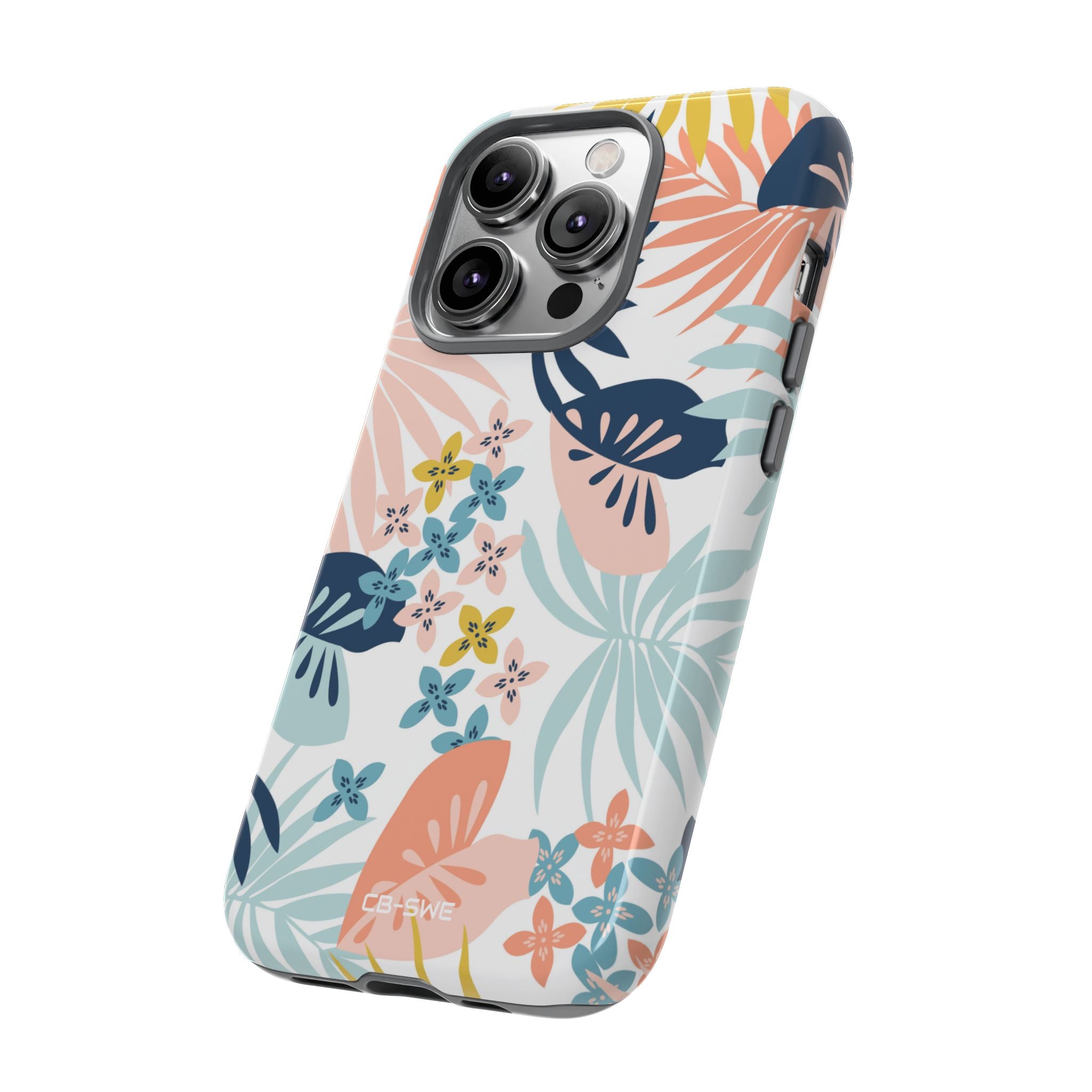 Tropical Foliage Blooms - iPhone Case