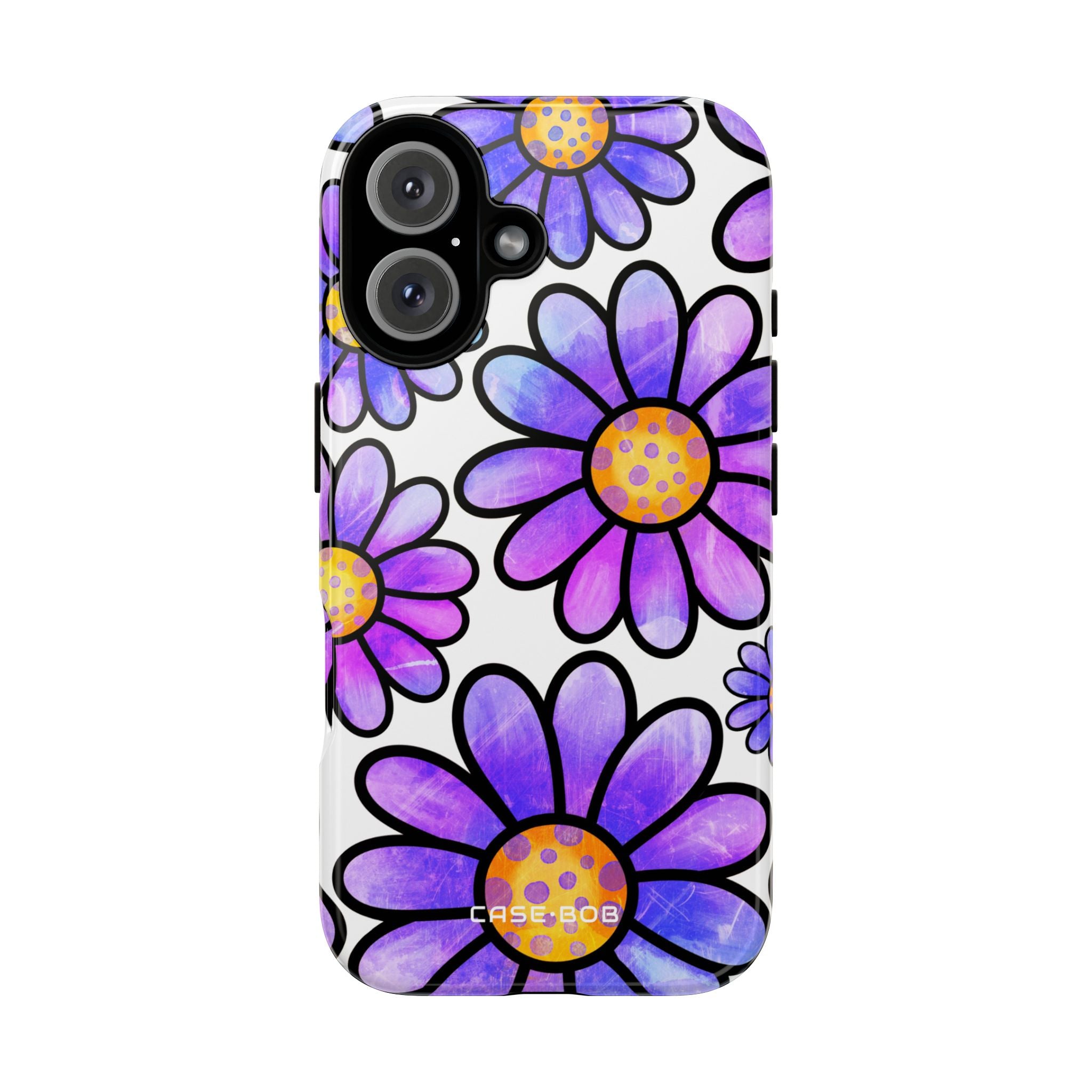 Polka Dot Blooms iPhone 16 Plus Case - Tough