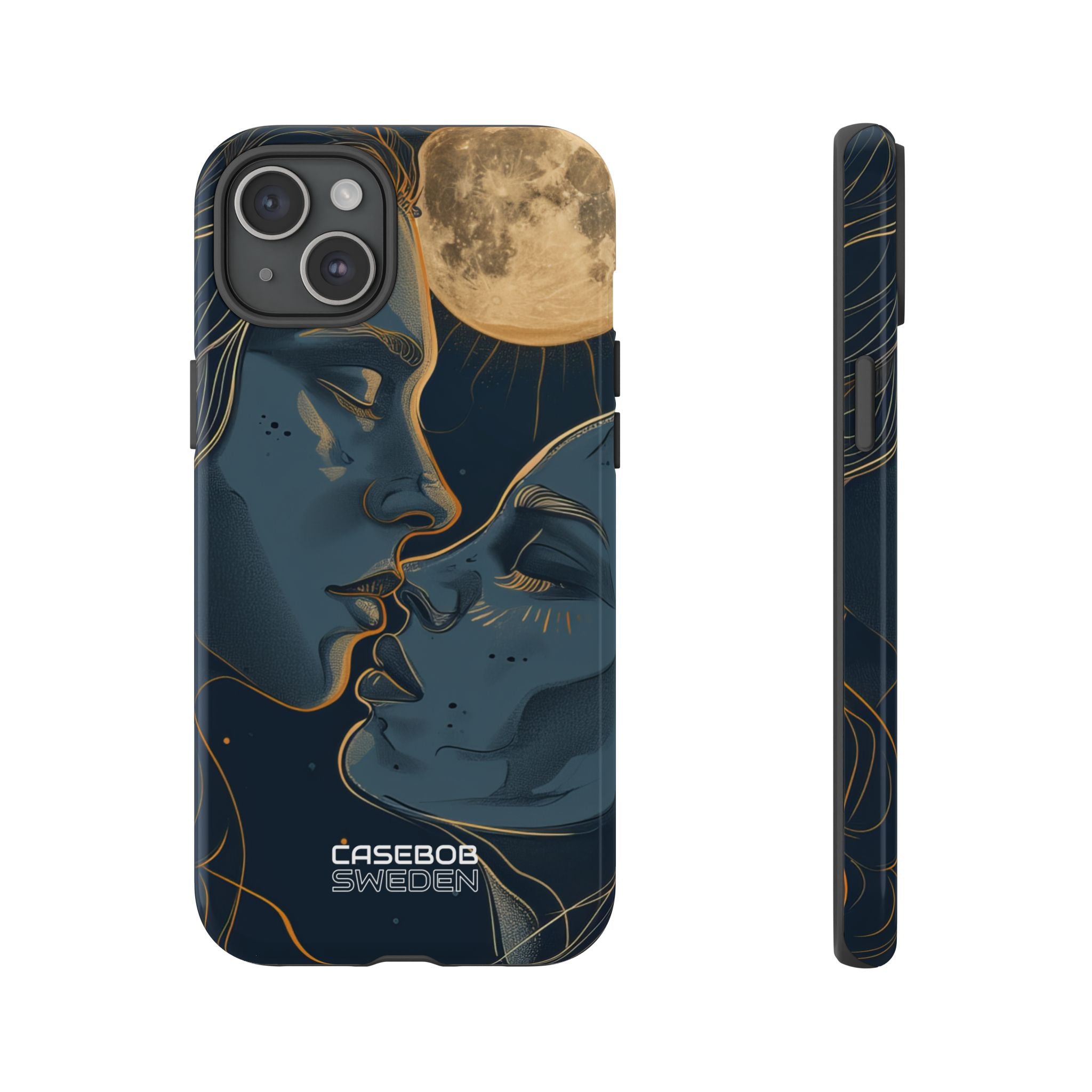 Moonlit Lovers Whisper iPhone 15 - Tough