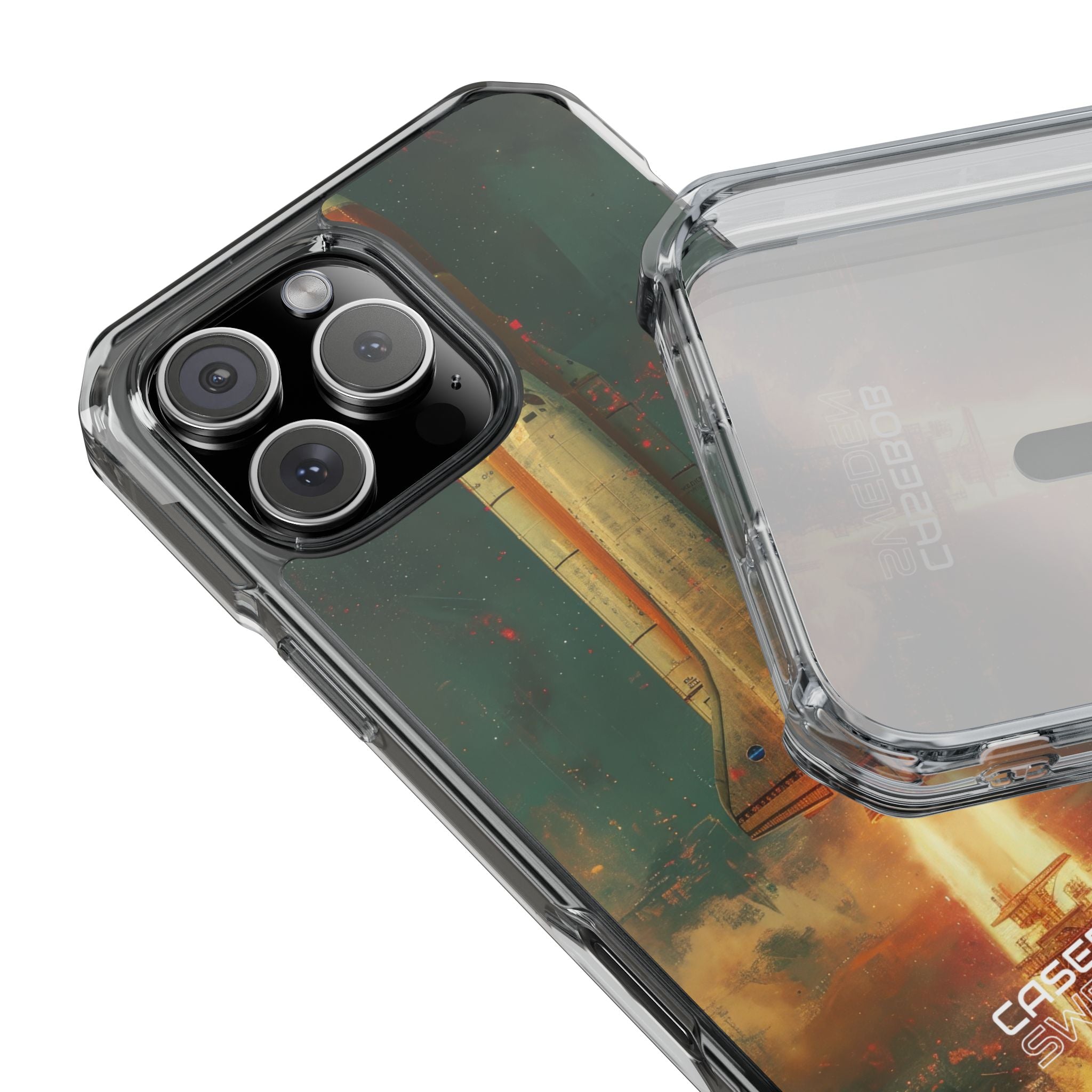 Cosmic Shuttle Ascent iPhone 16 - Impact Clear+