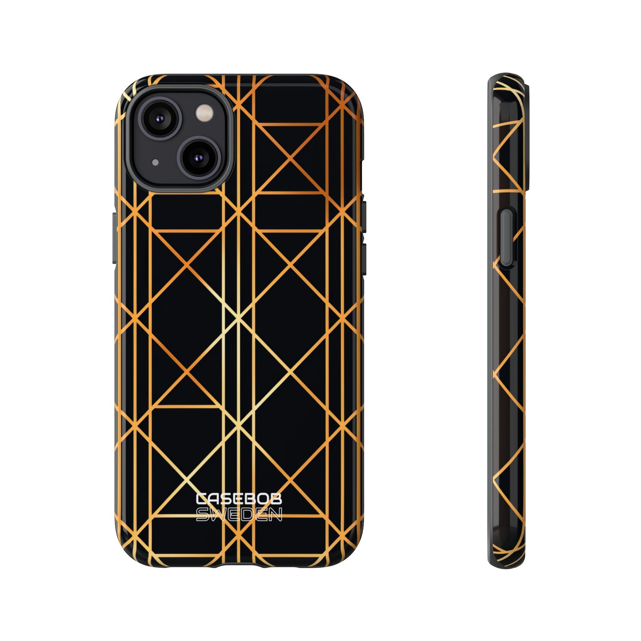 Eleganza Geometrica Dorata iPhone 14 - Tough