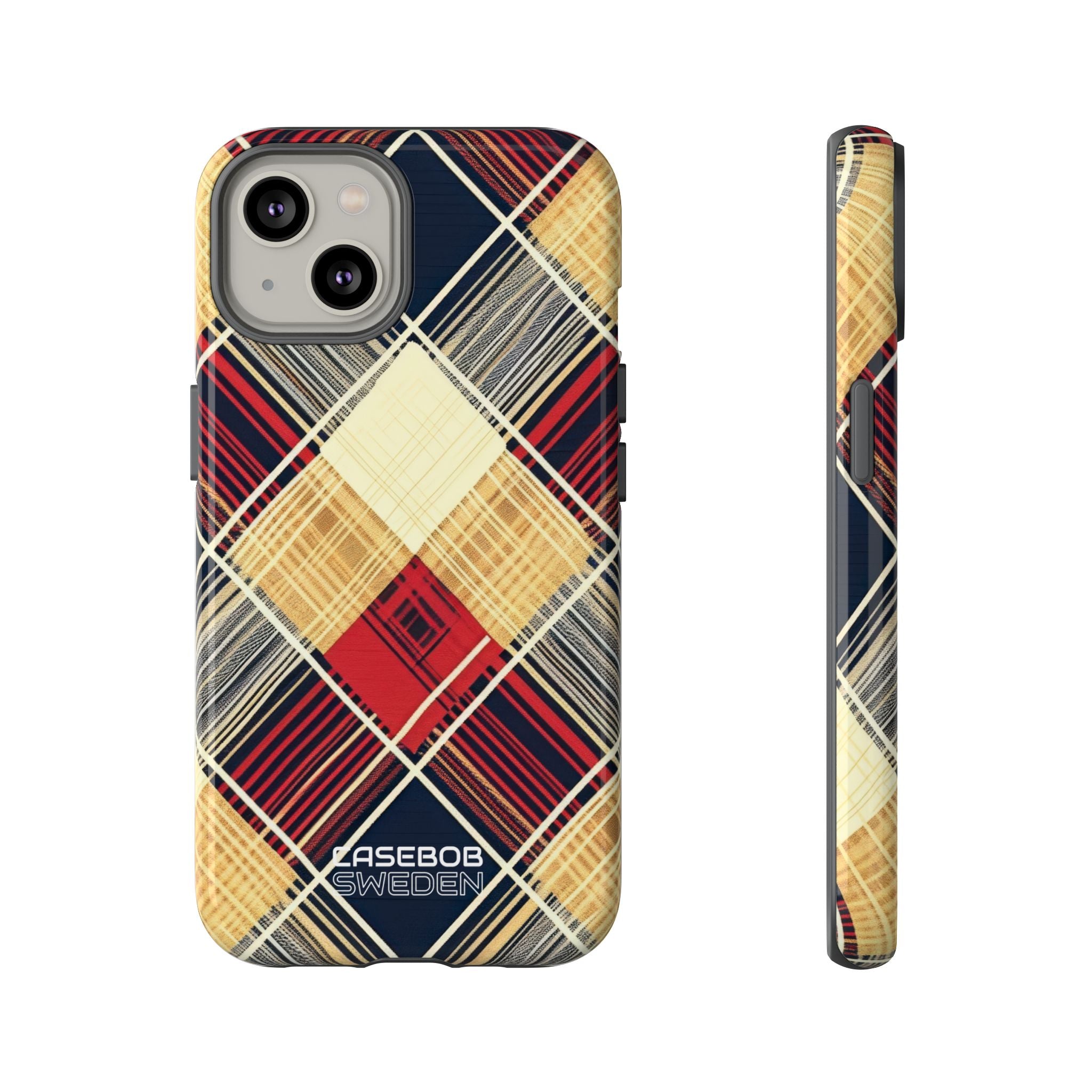 Arazzo a rombi scozzese iPhone 14 - Tough