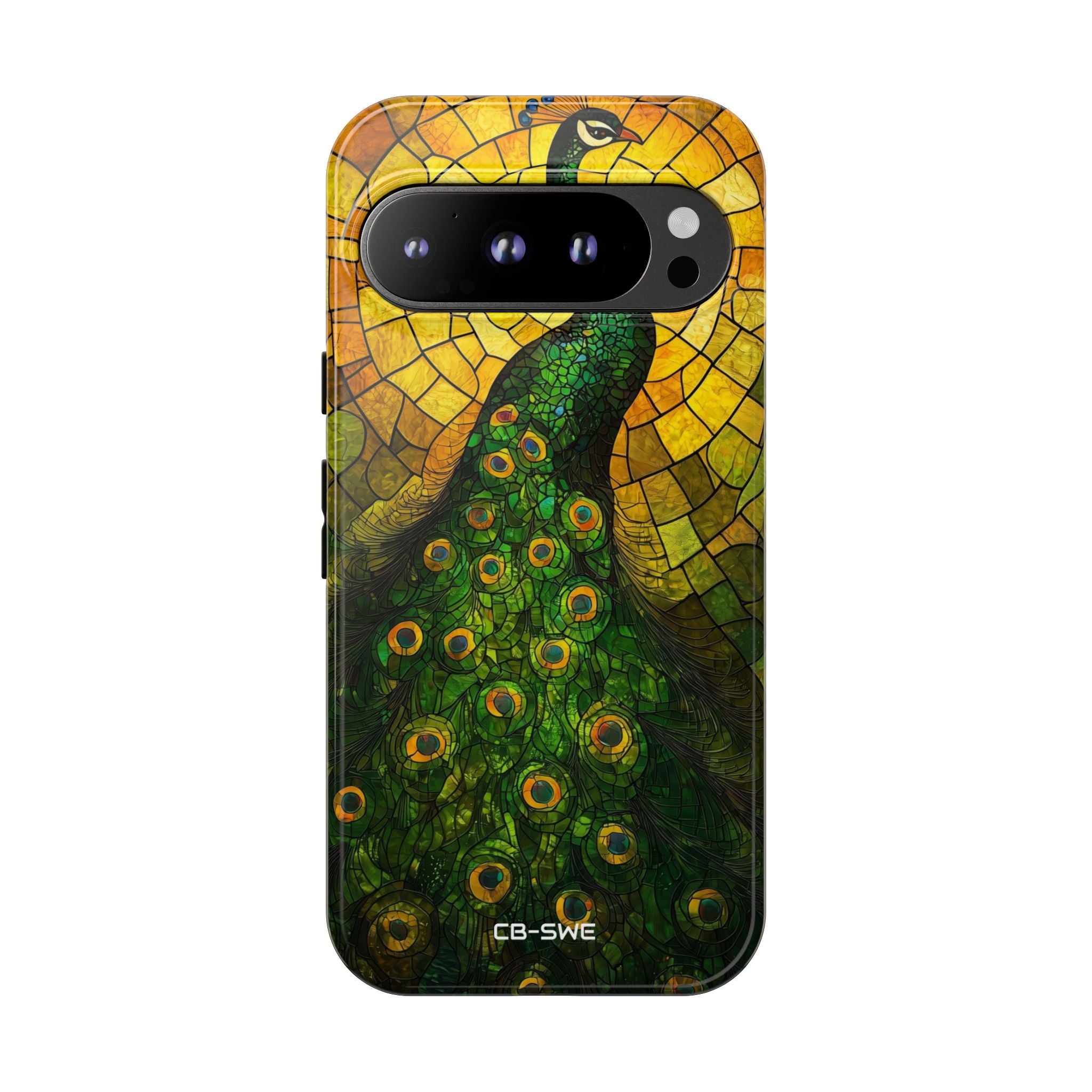 Peacock Spreads Light - Google Pixel Case