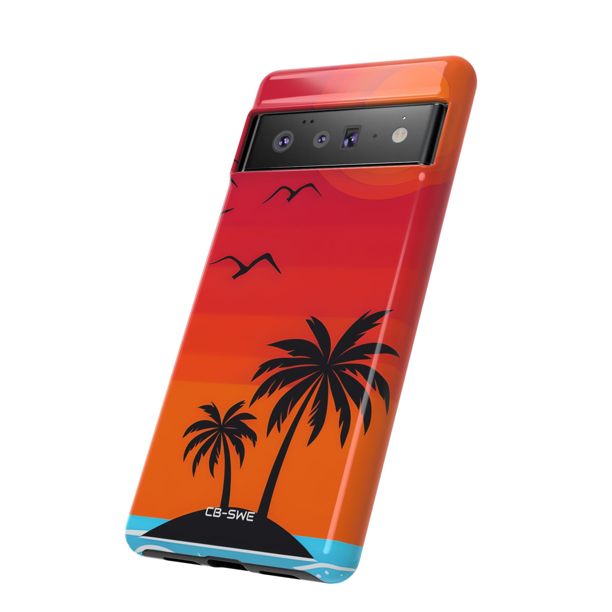 Summer Sunset Silhouettes - Google Pixel Case