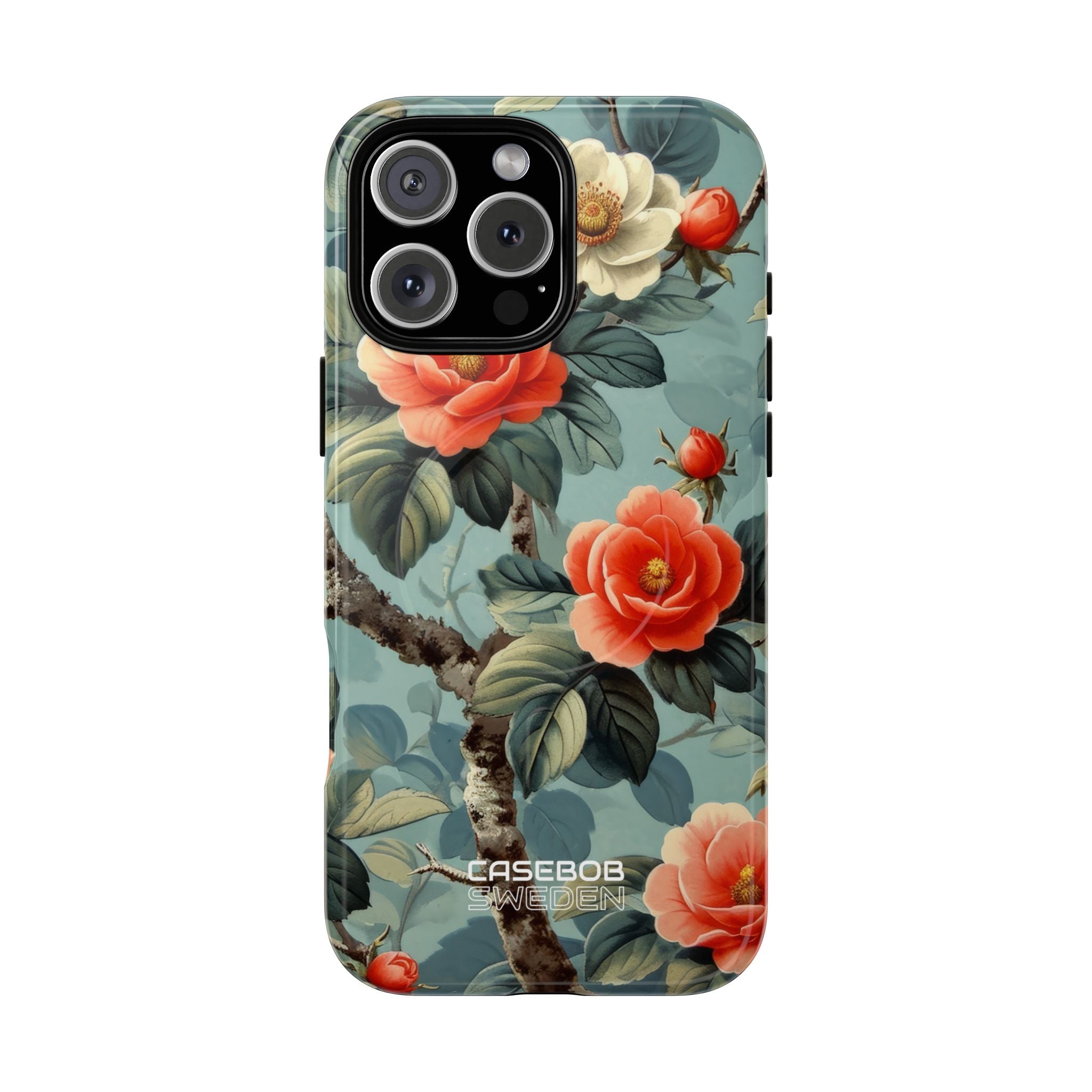 Coral Blossom Tapestry iPhone 16 - Tough+