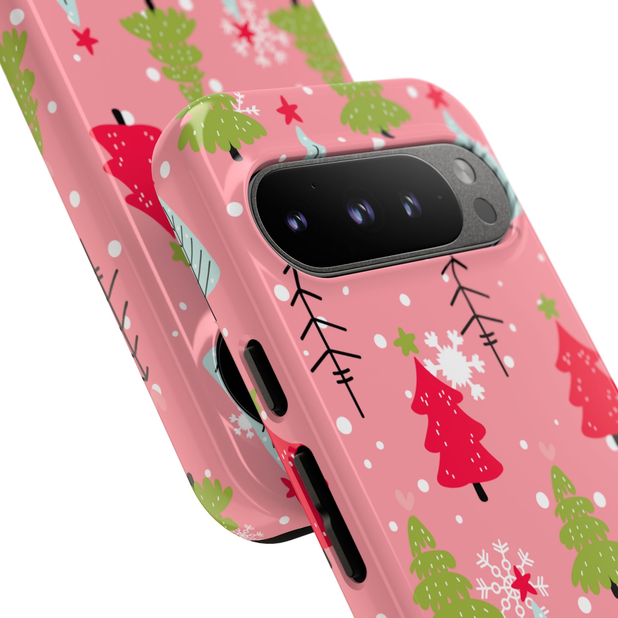 Snowflakes Dance Playfully - Google Pixel Case