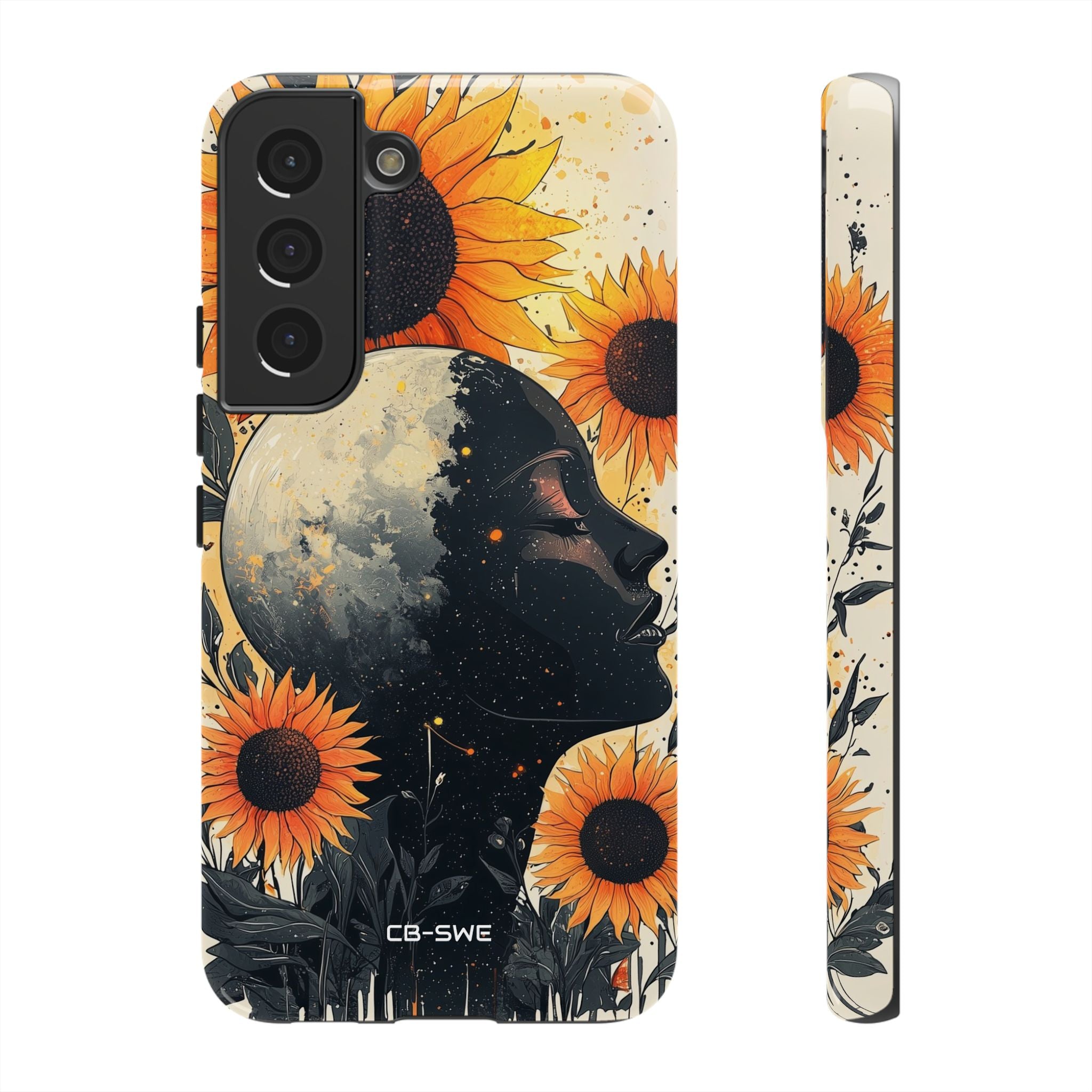Sunflower Embraces Moon - Samsung Case