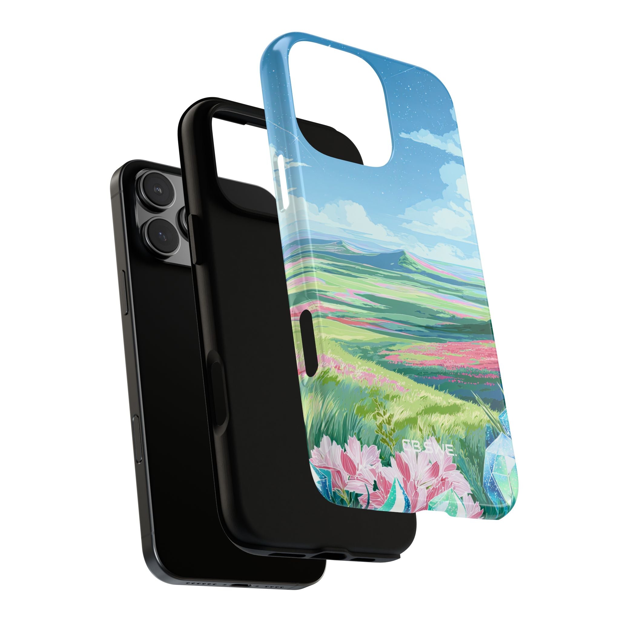 Serene Crystal Landscape iPhone 16 - Tough