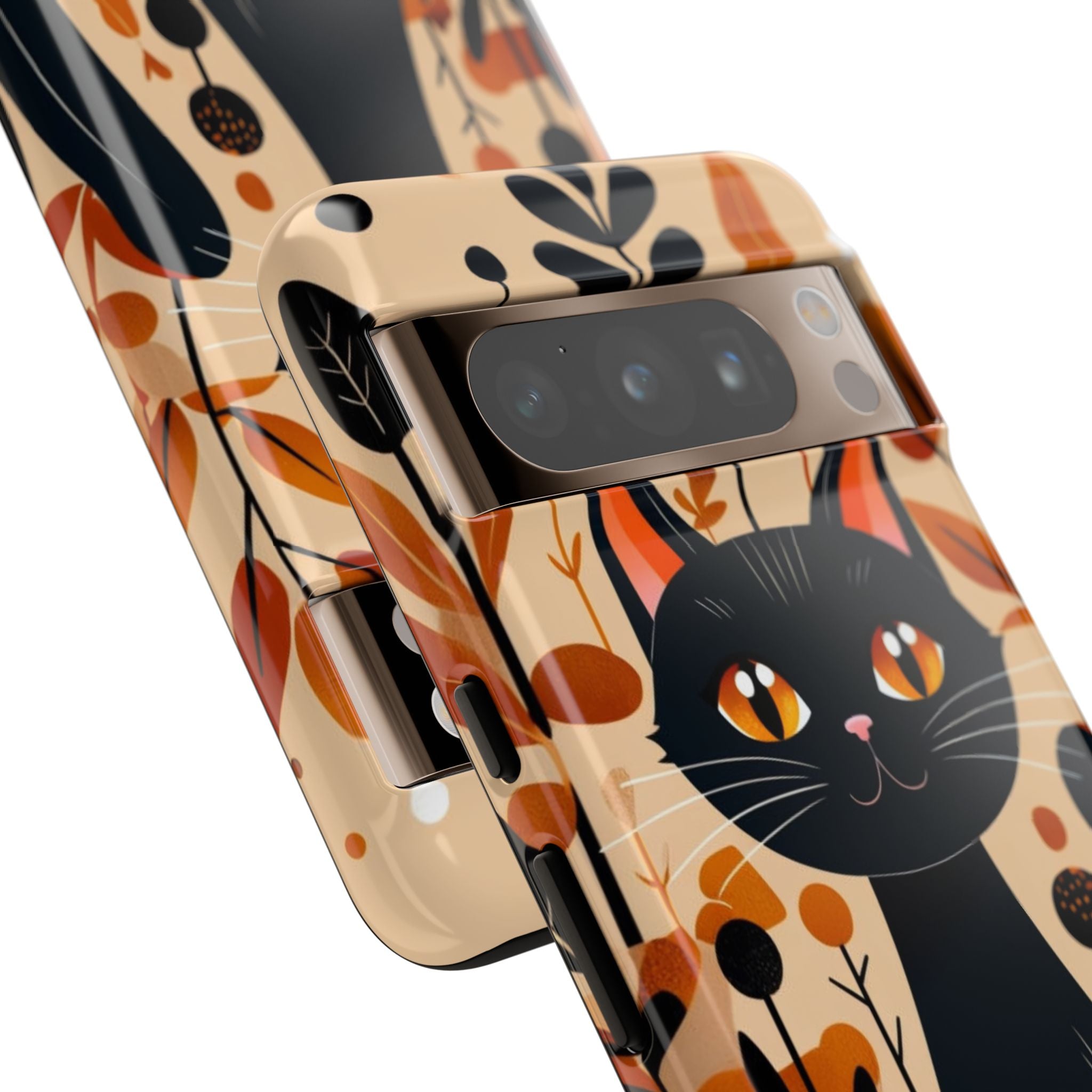 Autumnal Cat Whimsy - Google Pixel Case