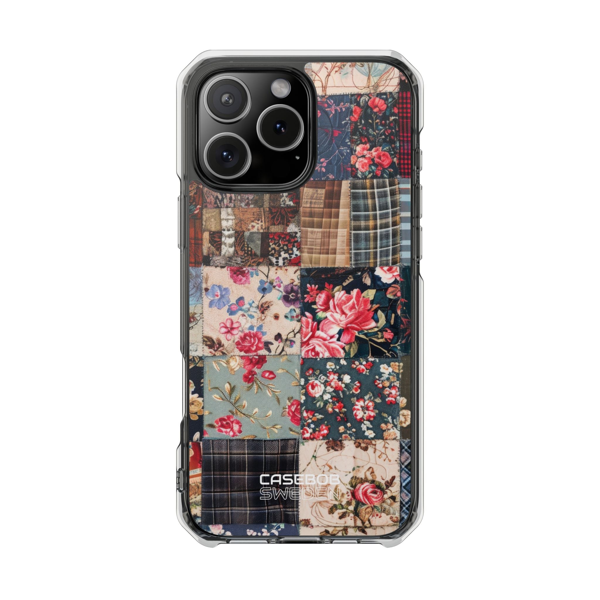 Patchwork Floral Quilt iPhone 16 - Impact Clear+