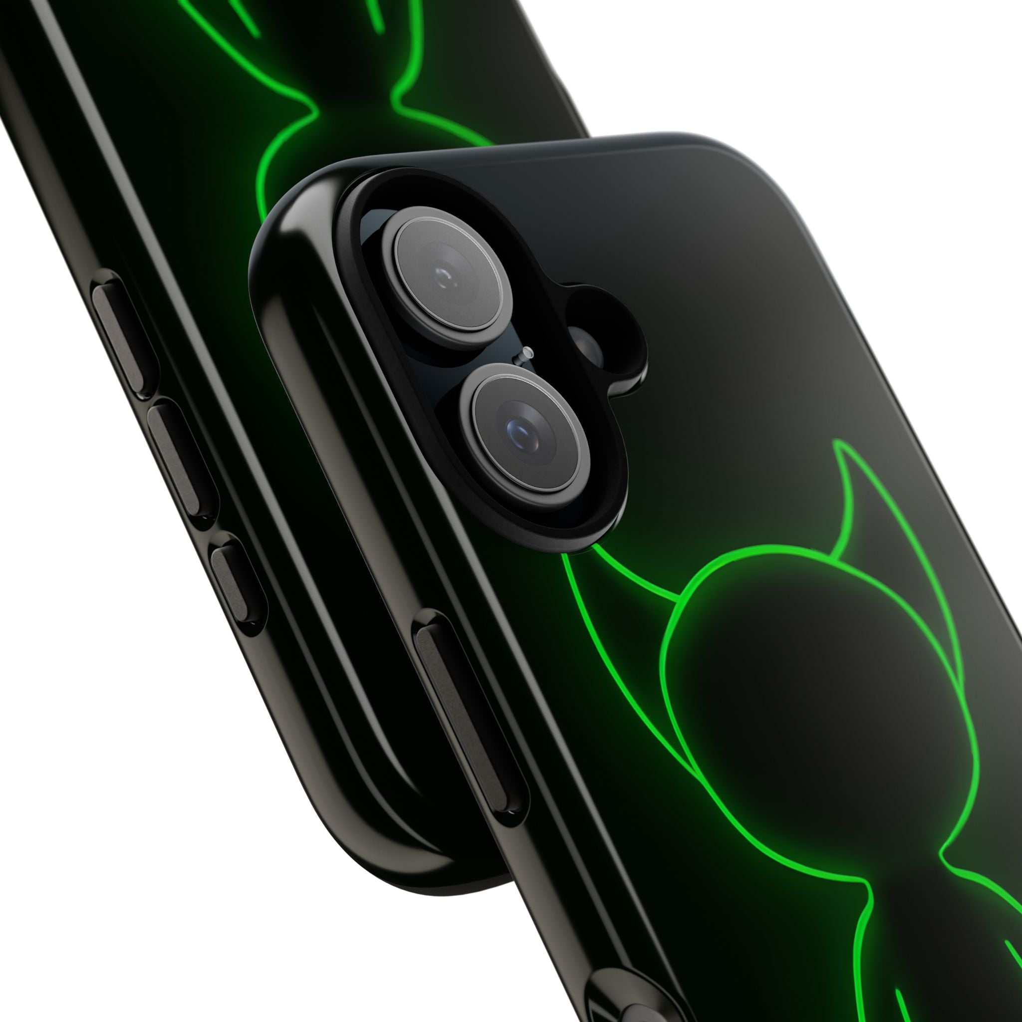 Neon Horned Glow iPhone 16 Plus Case - Tough