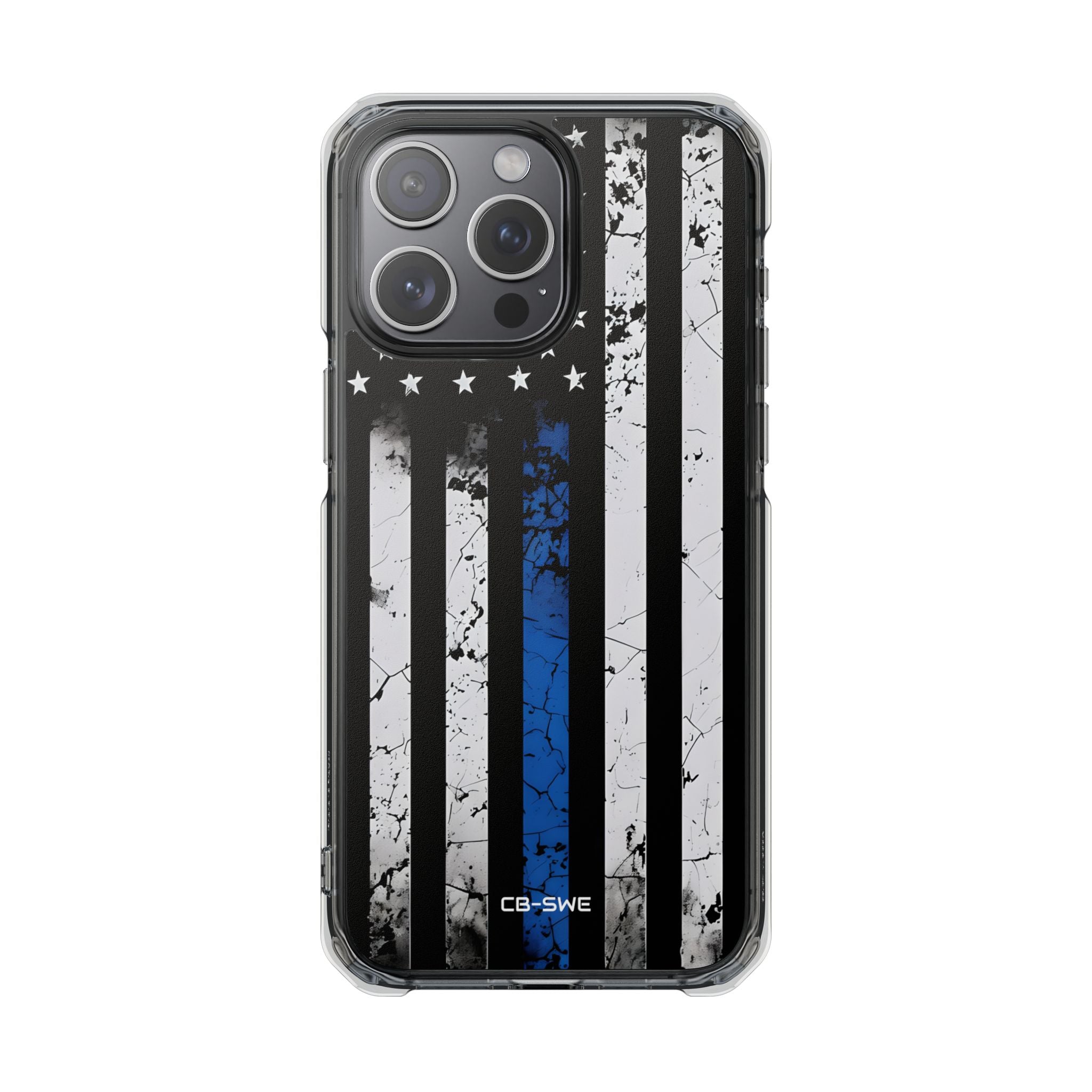 Modern Grunge Flag iPhone Case - Impact