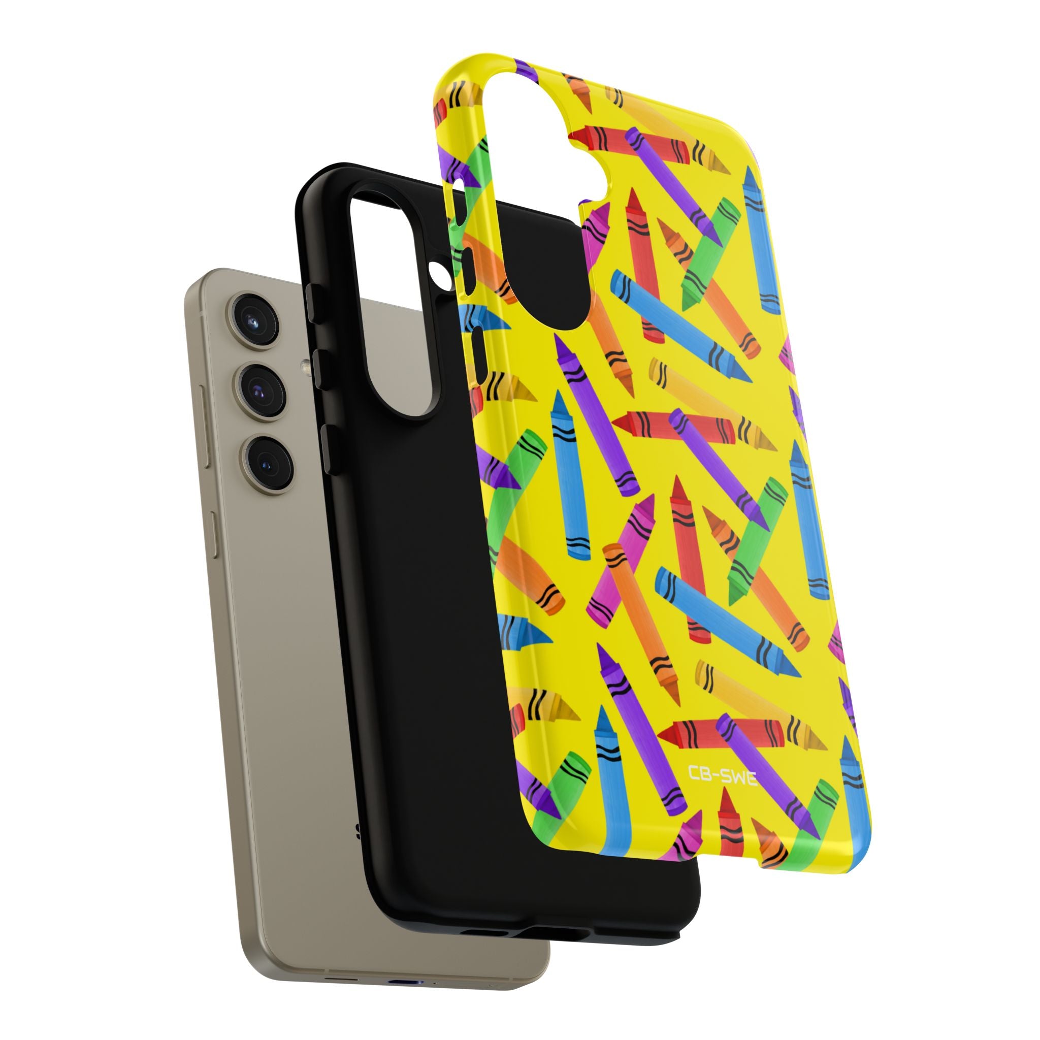 Crayons Scatter Playfully - Samsung Case