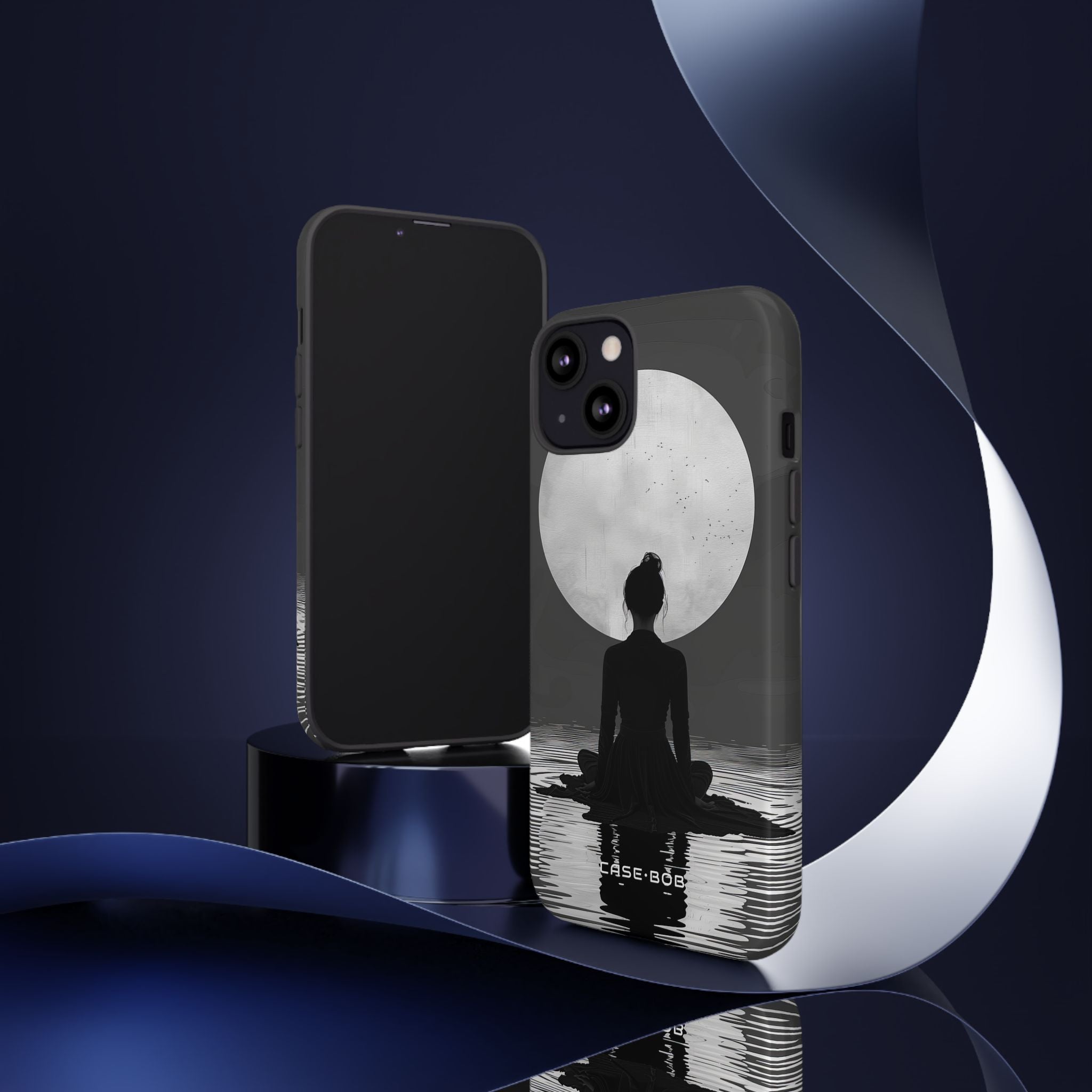 Silhouette Moonlight iPhone 13 Case - Tough