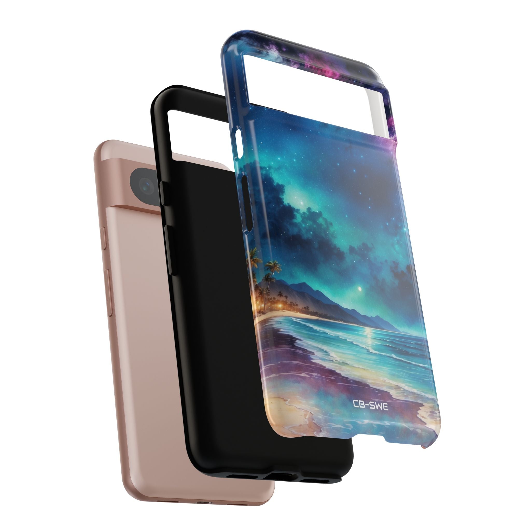 **Waves Embrace Stars** - Google Pixel Case