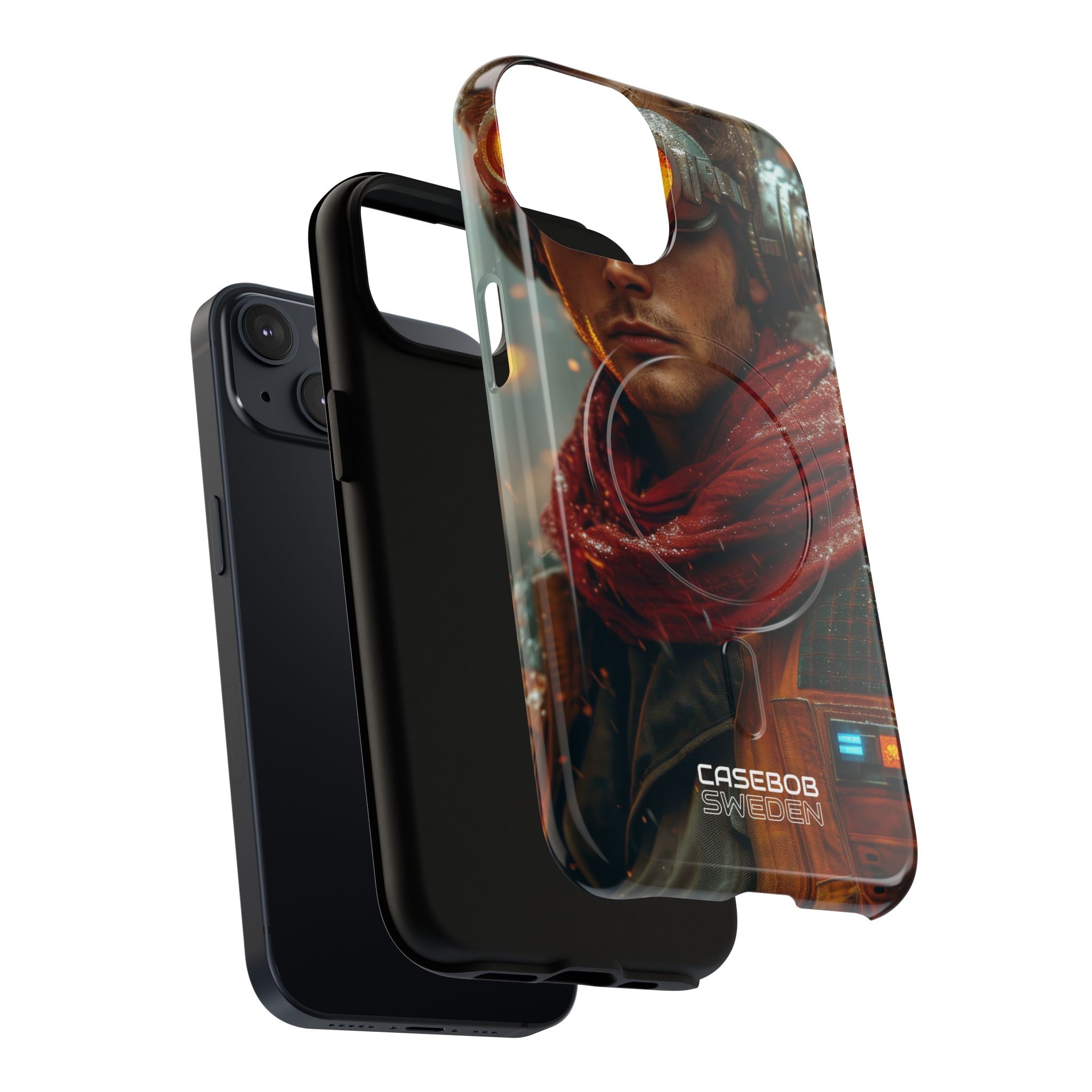 Futuristic Steampunk Explorer iPhone 14 - Tough+