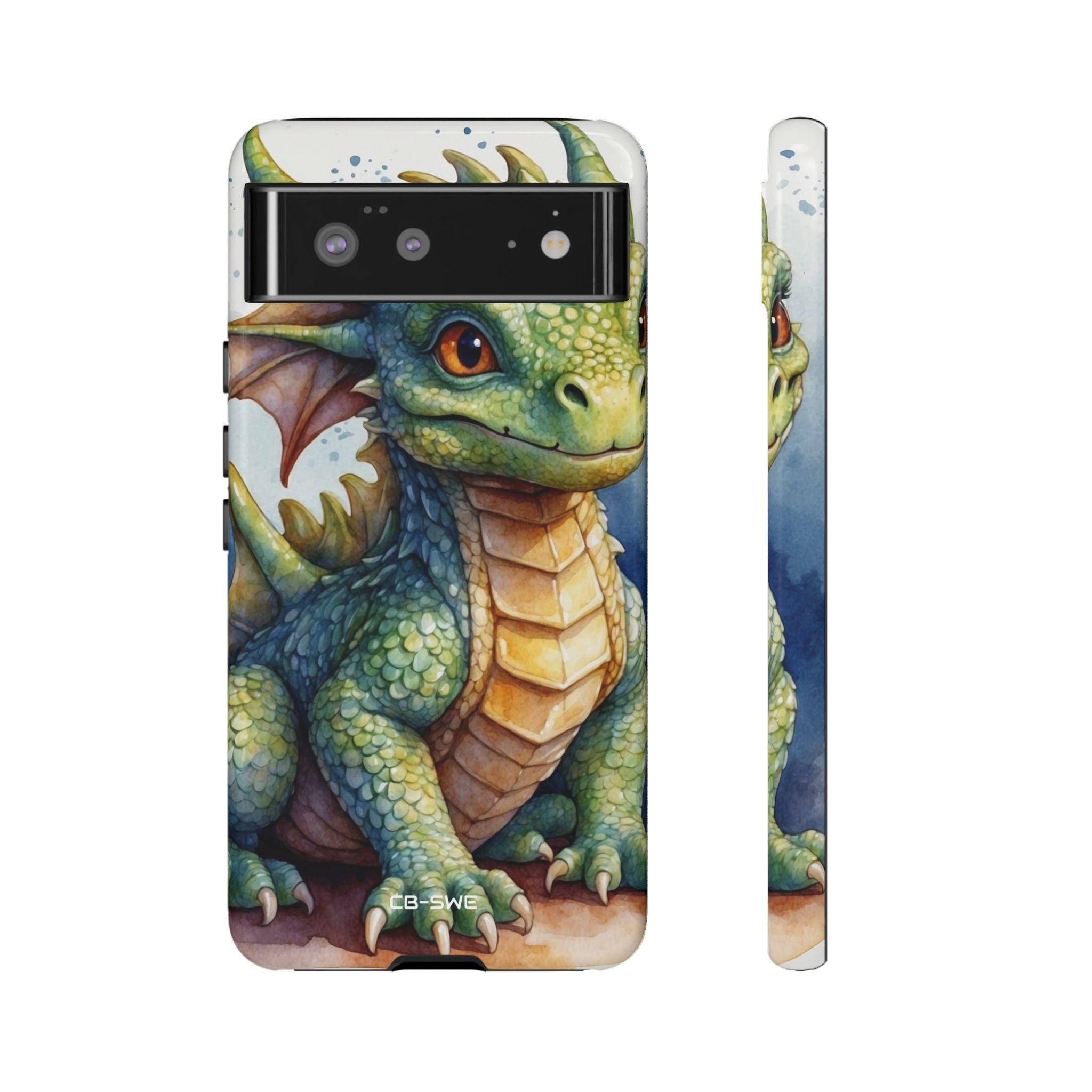 Green Dragon Smiles - Google Pixel Case