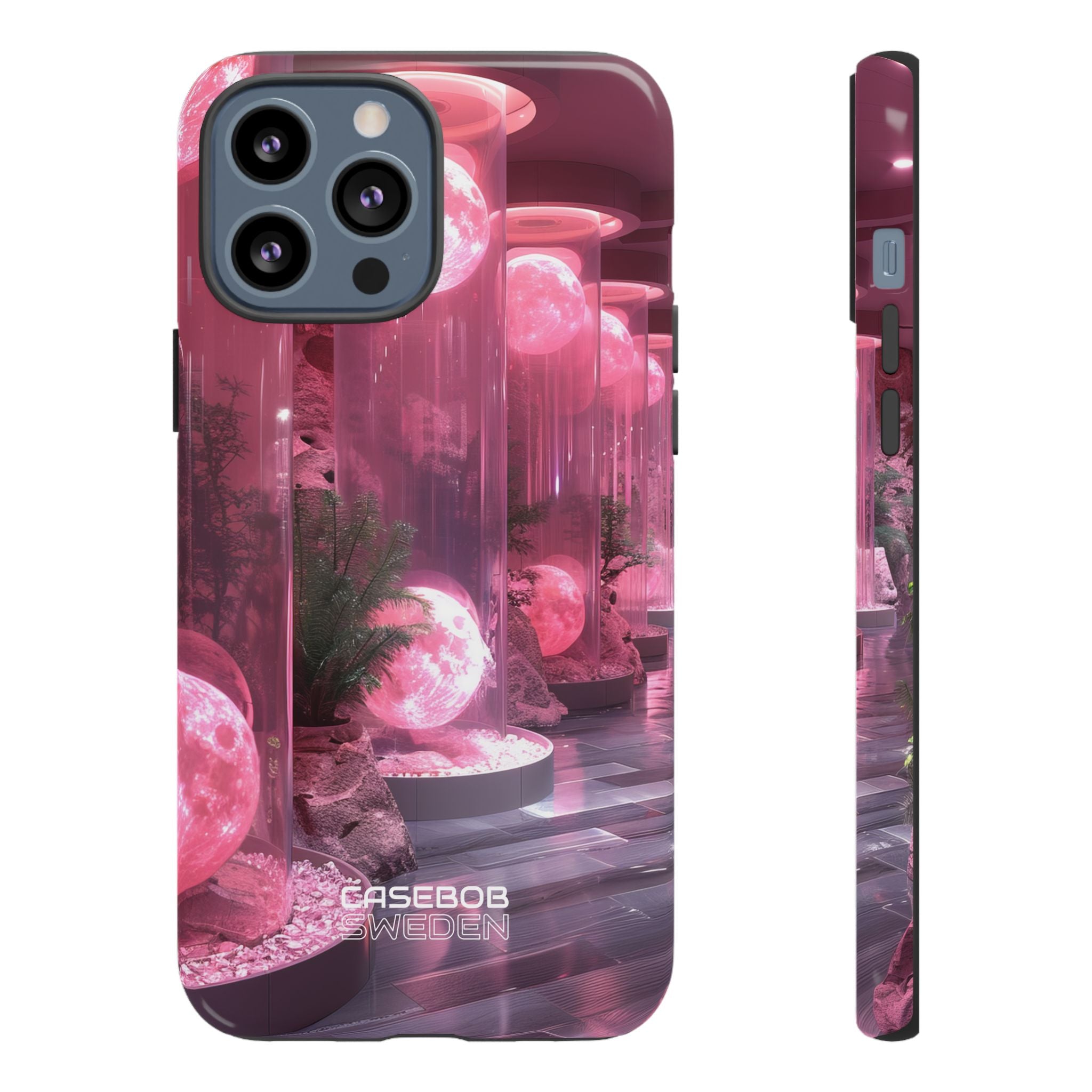 Futuristic Moon Garden iPhone 13 - Tough