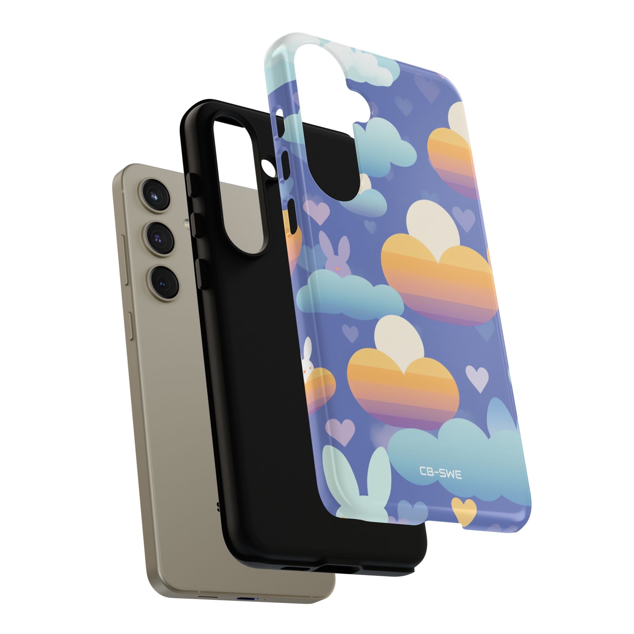 Bunnies Dance Among Clouds - Samsung Case