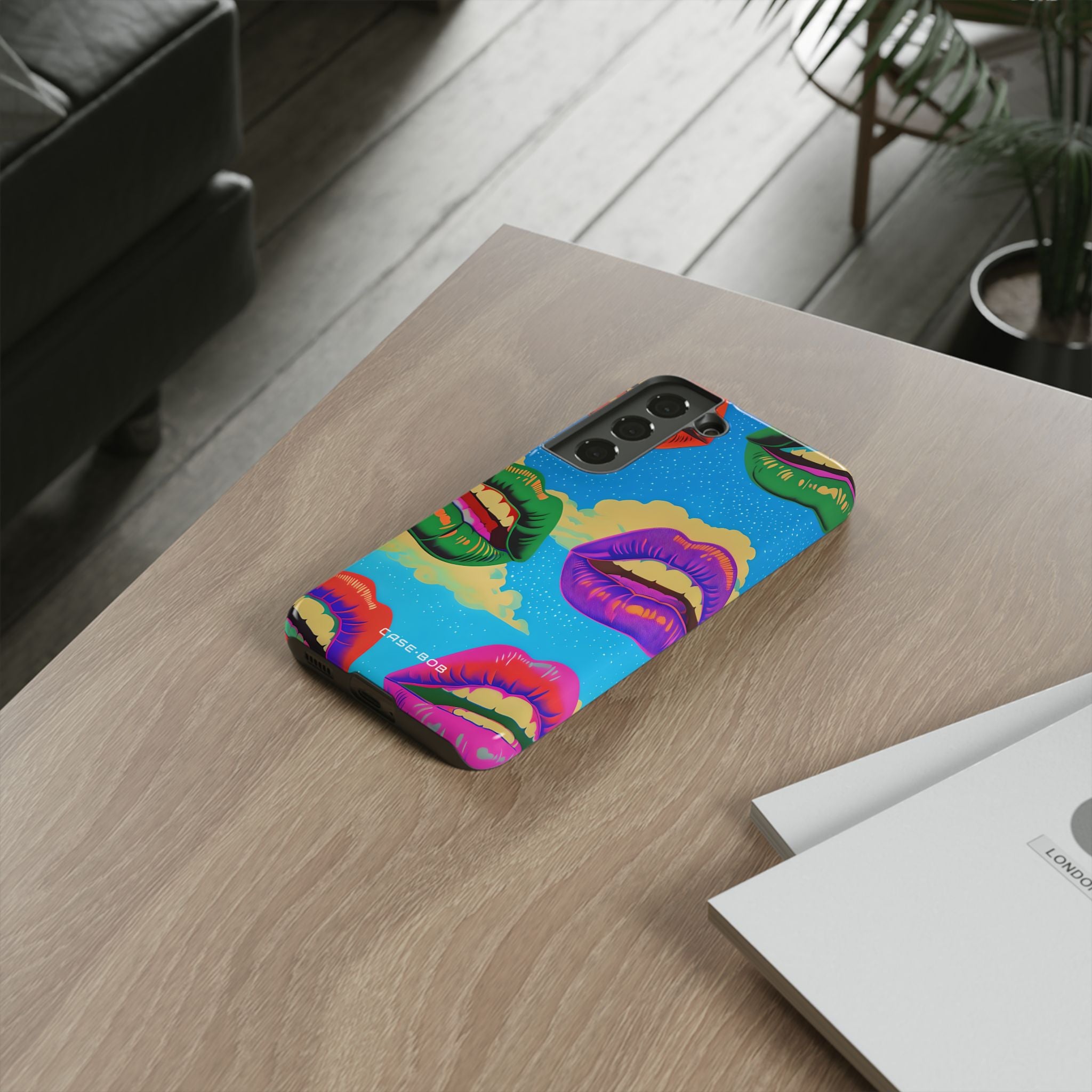 Colorful Lipscape Samsung S22 Case - Tough