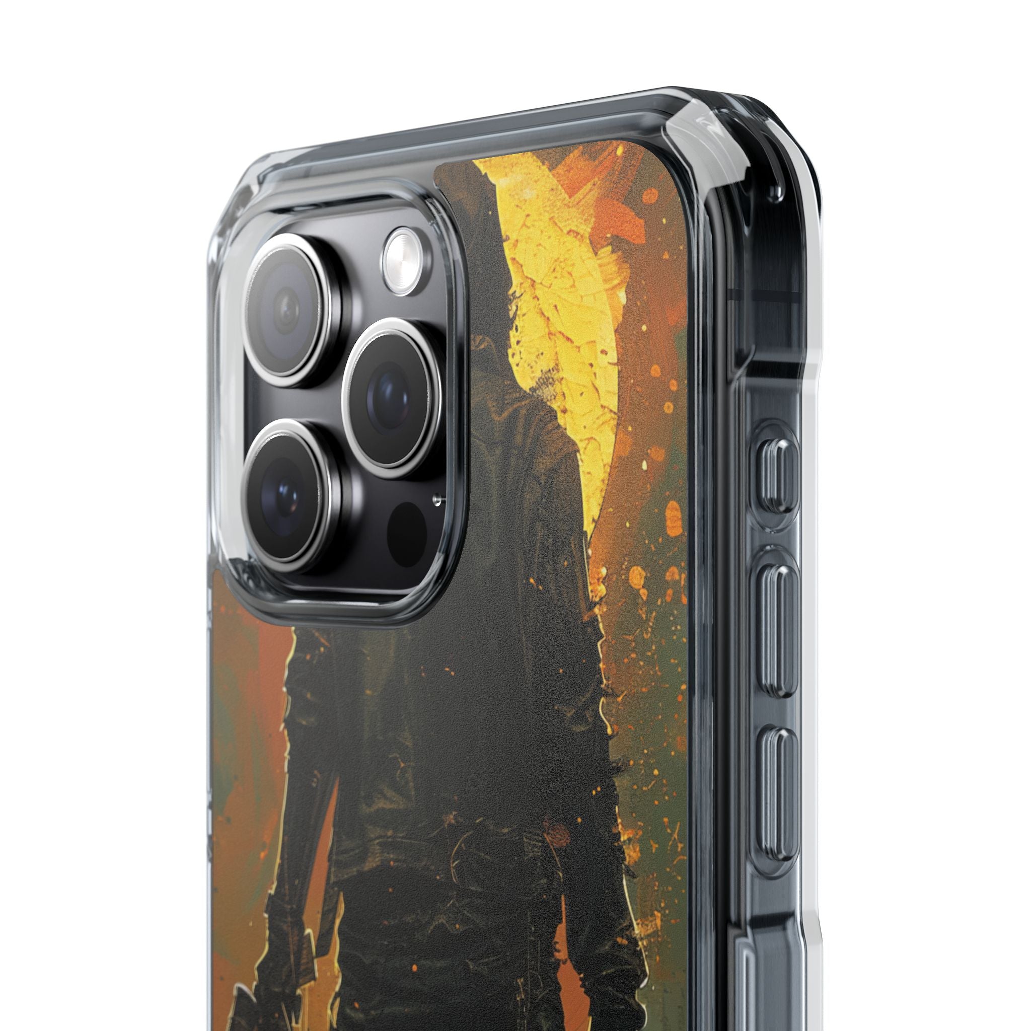 Crimson Fallout Horizon iPhone 15 - Impact Clear+