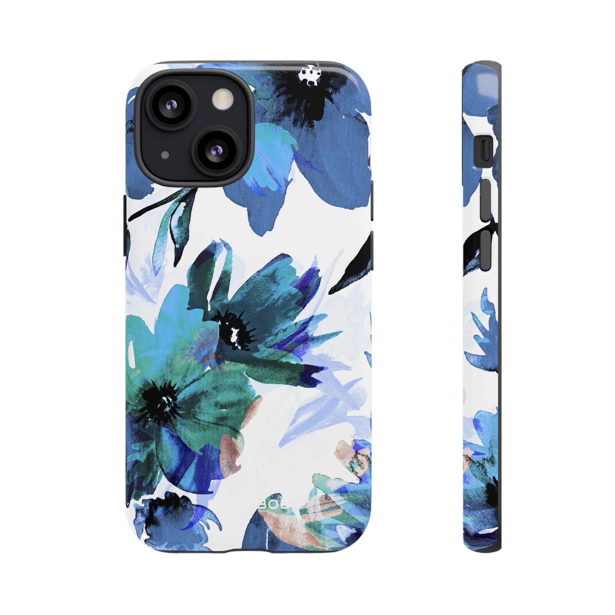 Blue Blossom Radiance iPhone 13 Mini Case - Tough