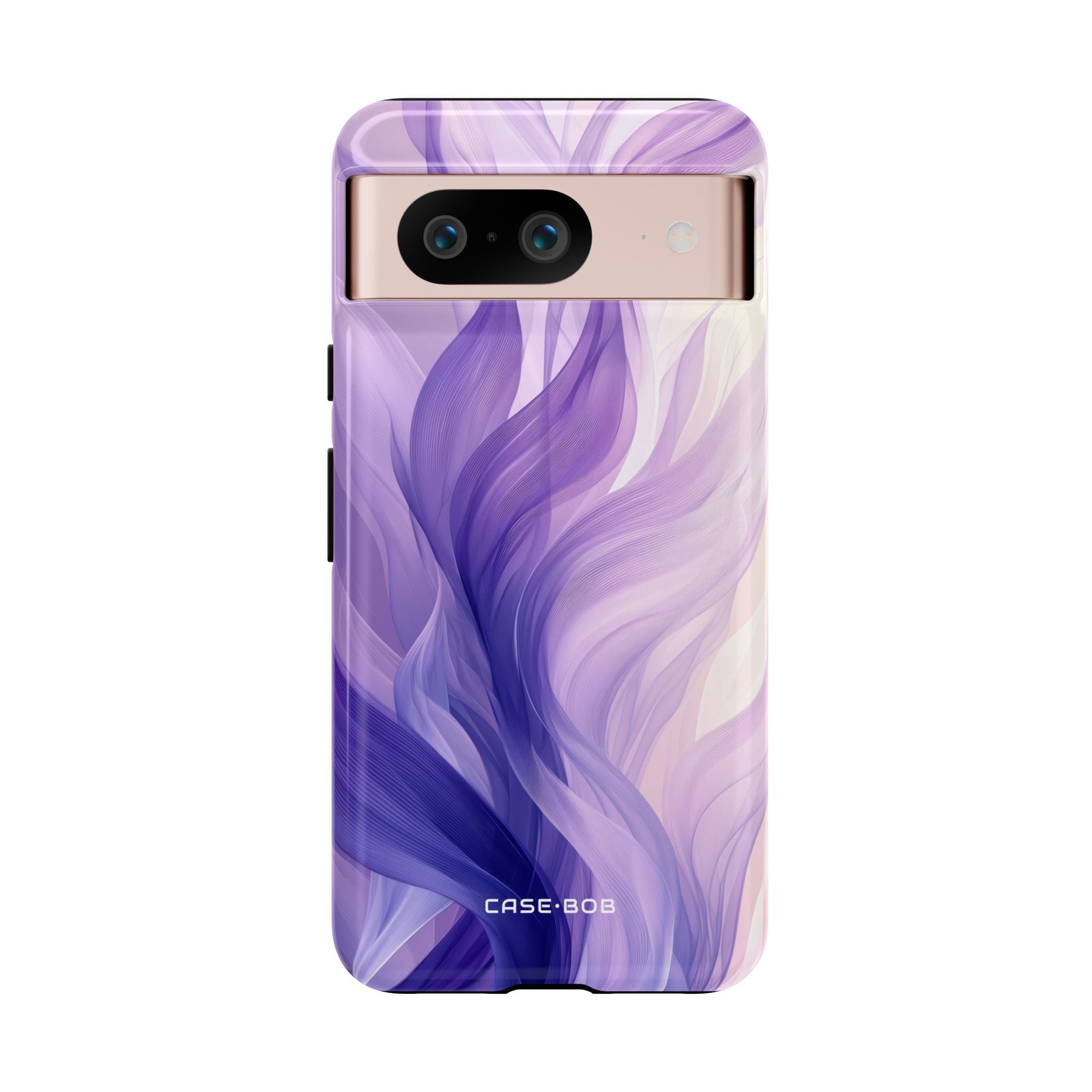 Purple Ribbon Waves Google Pixel 8 Case - Tough