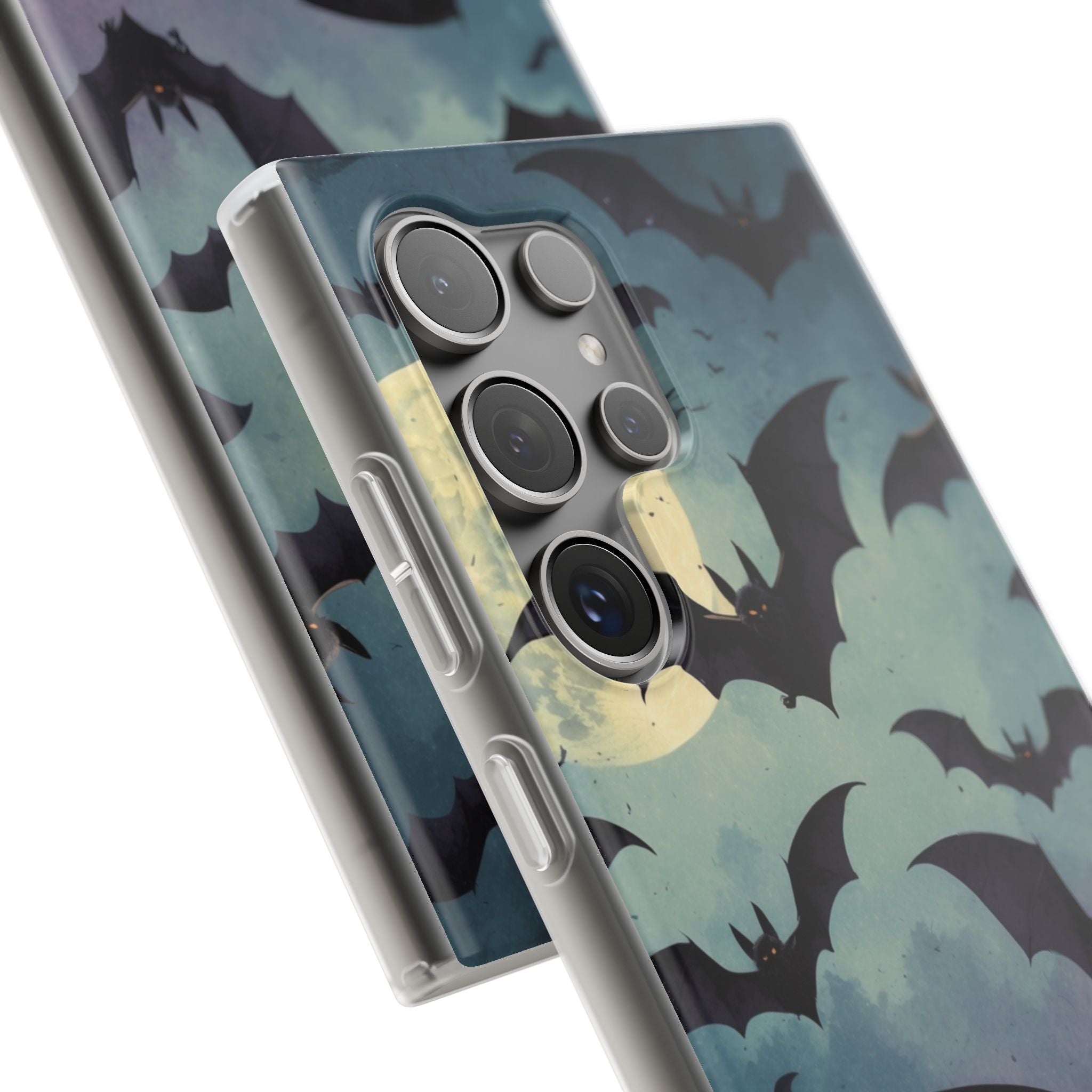 Glowing Bat Swarm Samsung S24 Ultra Case - Soft