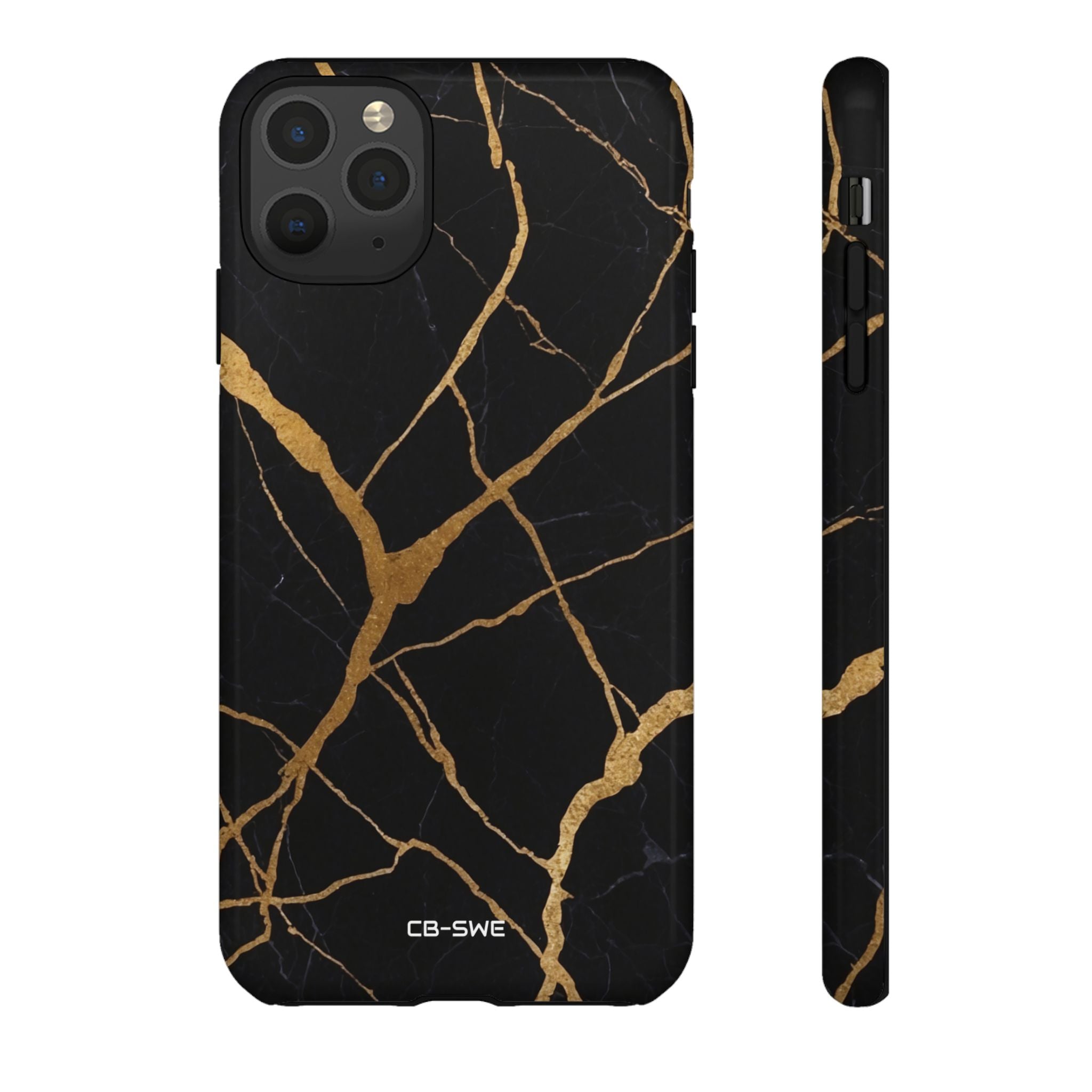Golden Veins Twist - iPhone Case