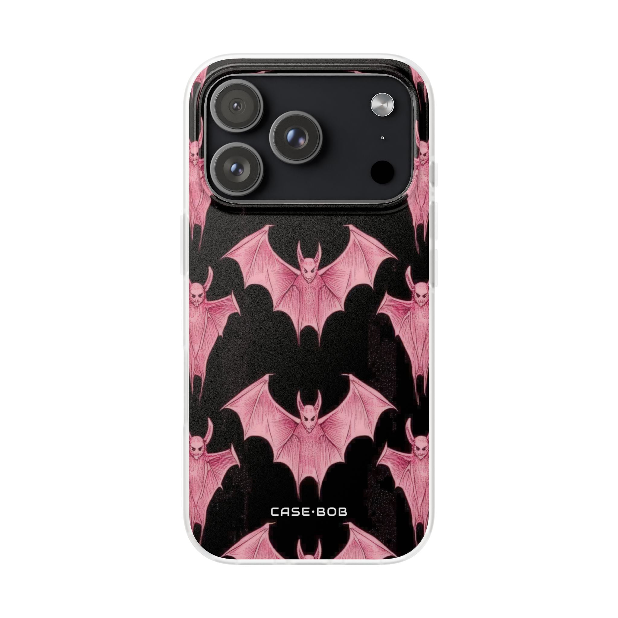 Pink Batwave iPhone 17 Pro Case - Soft