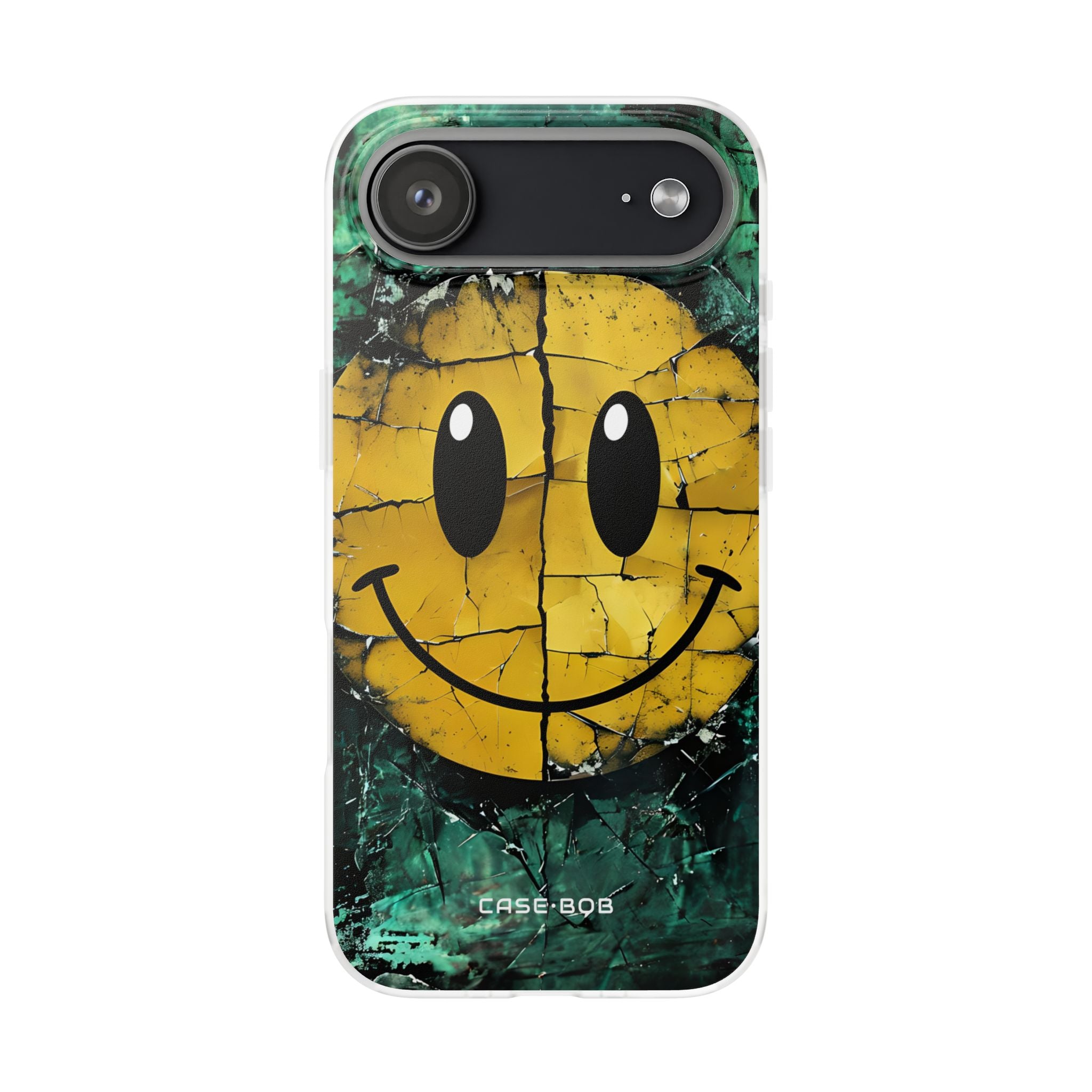 Cracked Smiley iPhone 17 Air Case - Soft