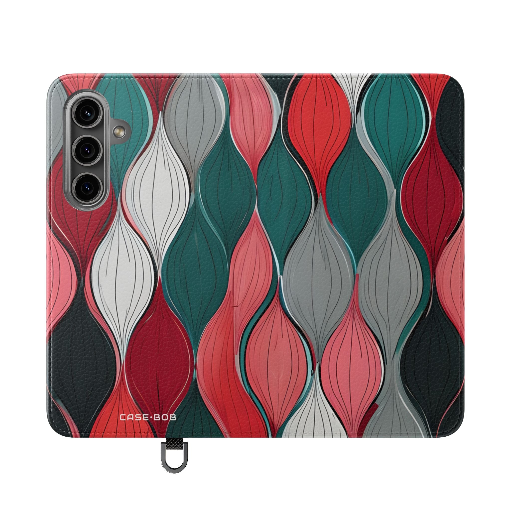 Leaf Spiral Pink - Samsung S24 Case - Lompakko