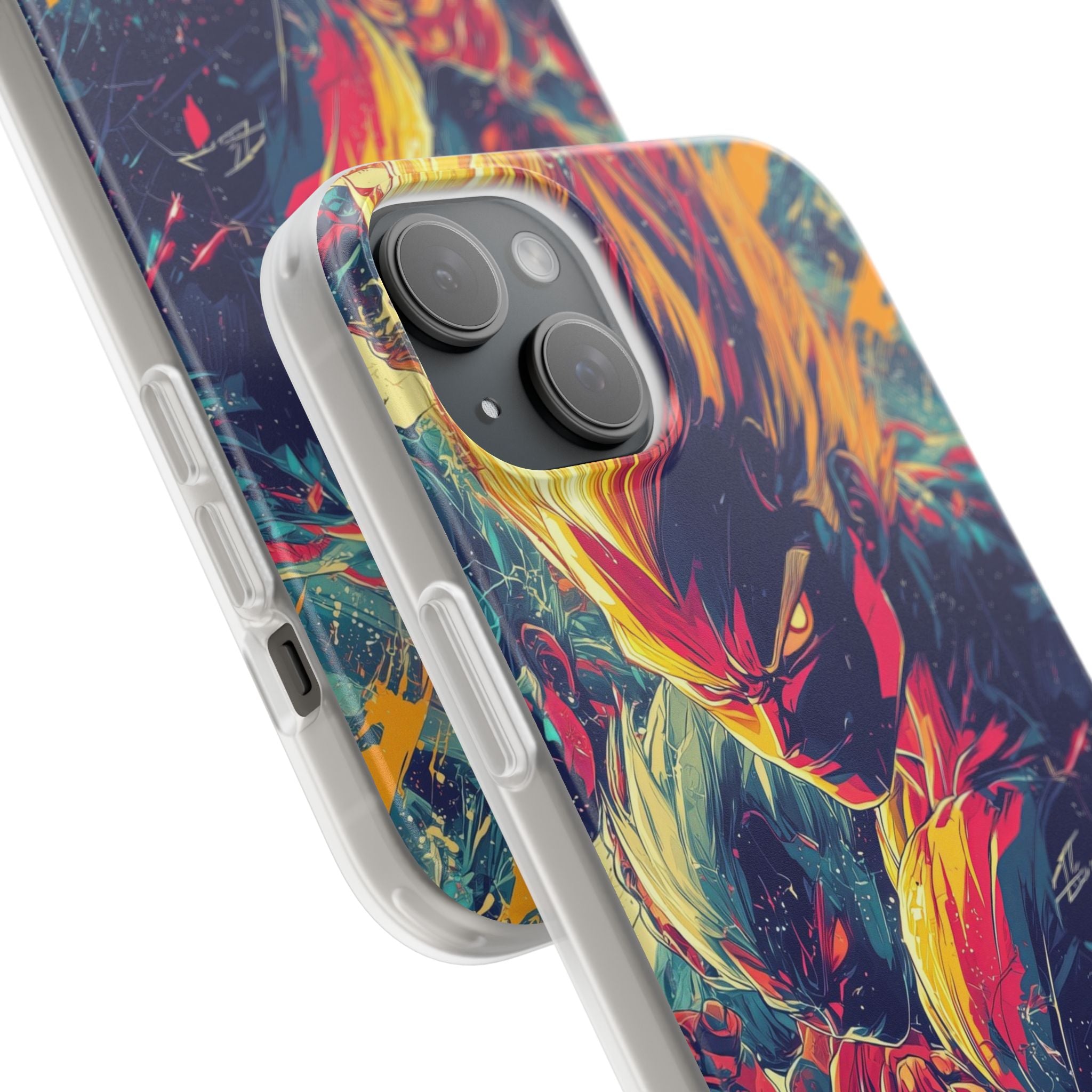 Yellow Fury iPhone 15 Plus Case - Soft