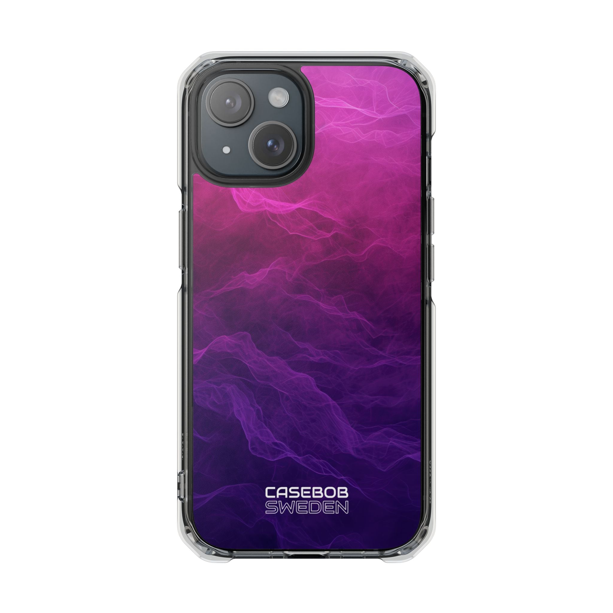 Violet Dream Currents iPhone 15 - Impact Clear+