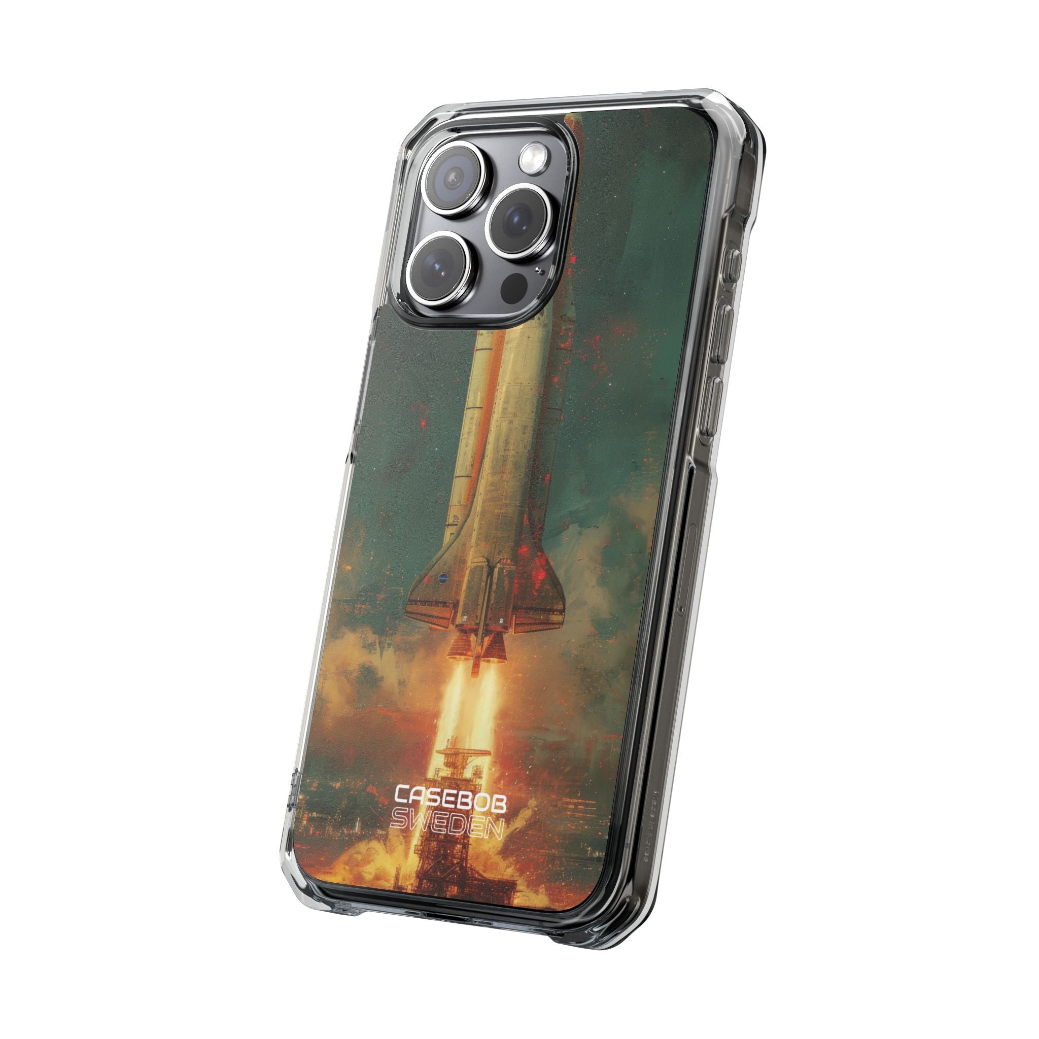 Cosmic Shuttle Ascent iPhone 15 - Impact Clear+