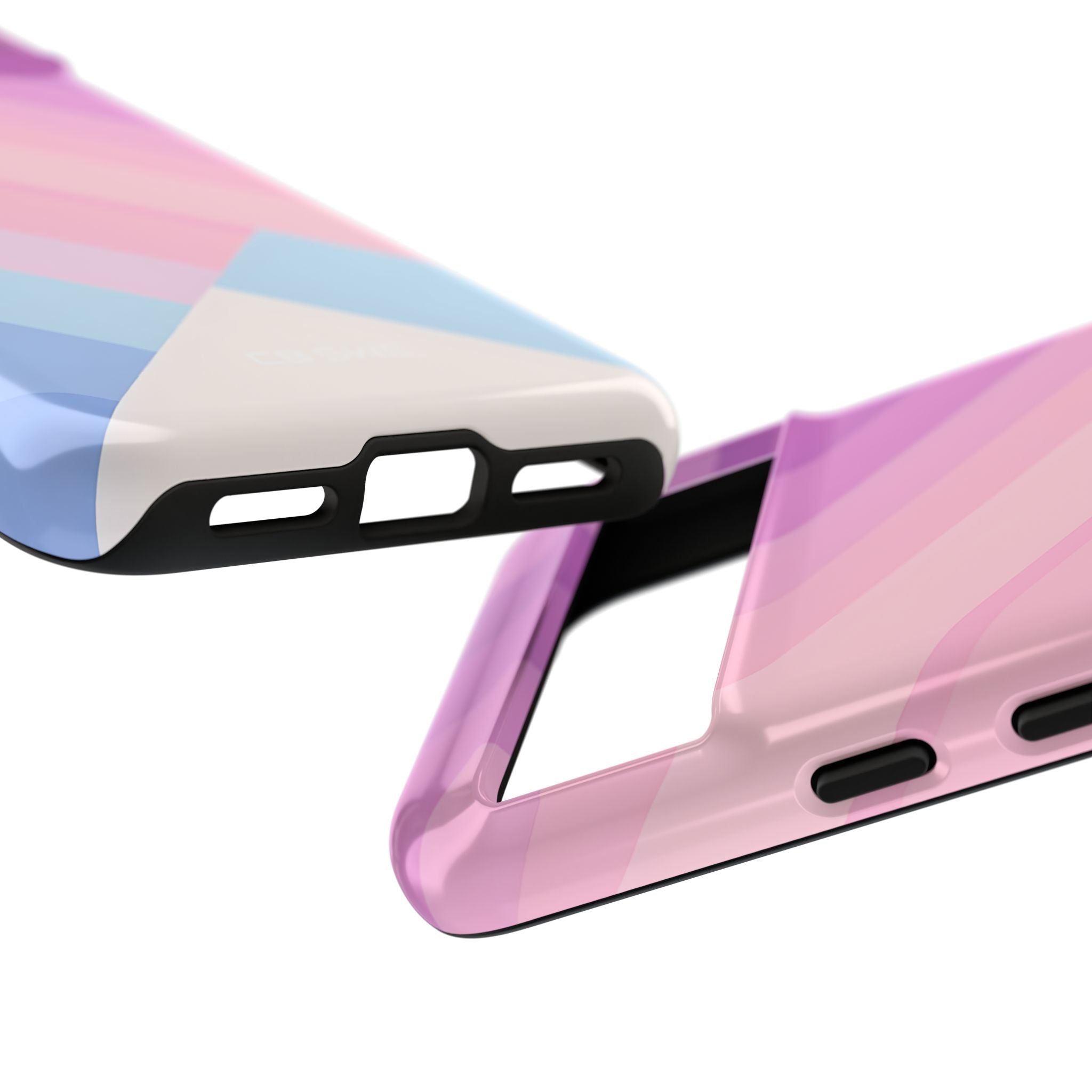 Pink Blue Gradient Layers Google Pixel 8 - Tough