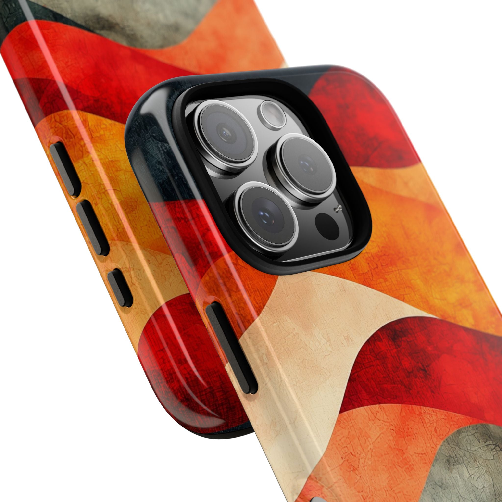 Cracked Wave Layers iPhone 16 Pro Case - Tough