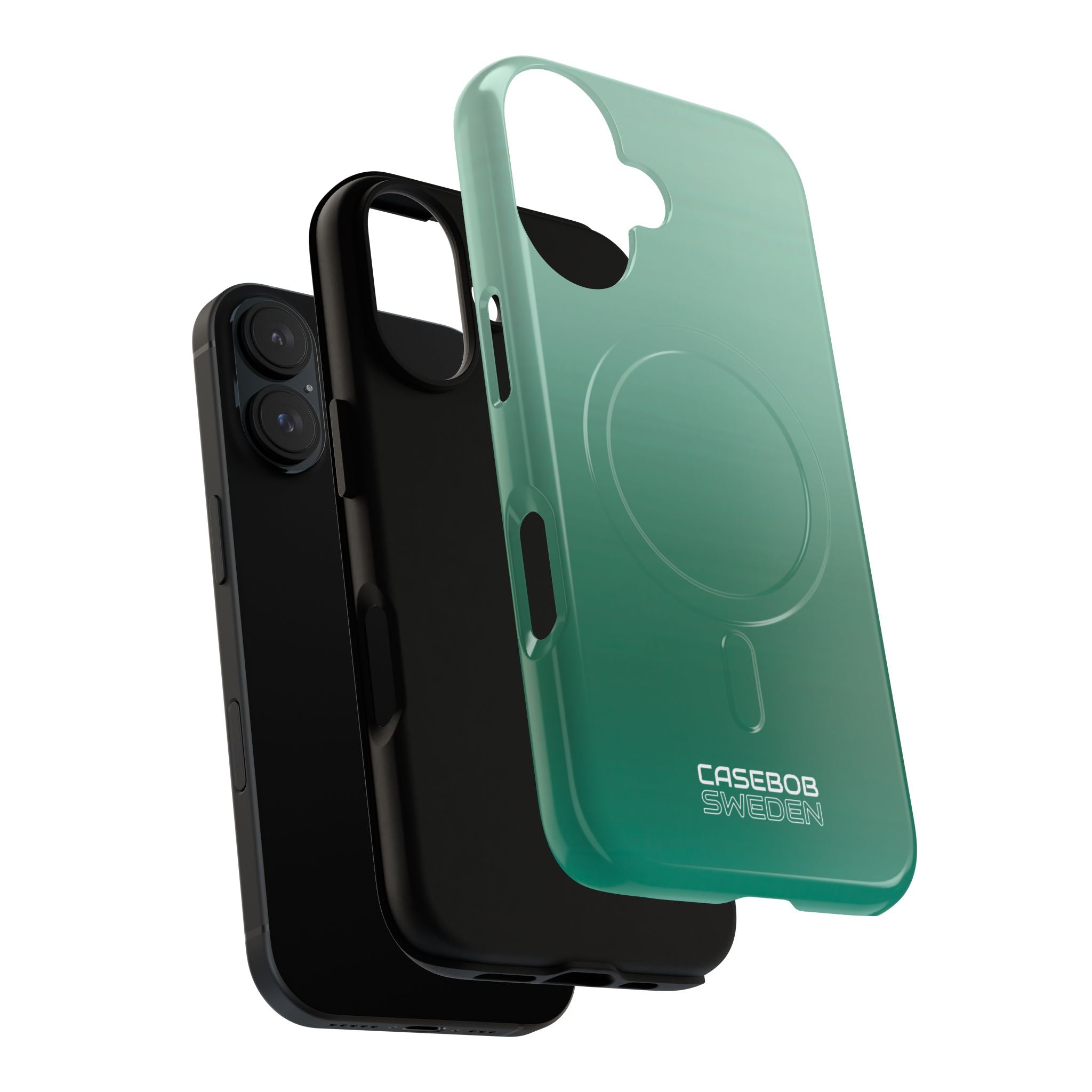 Teal Horizon Layers iPhone 16 - Tough+
