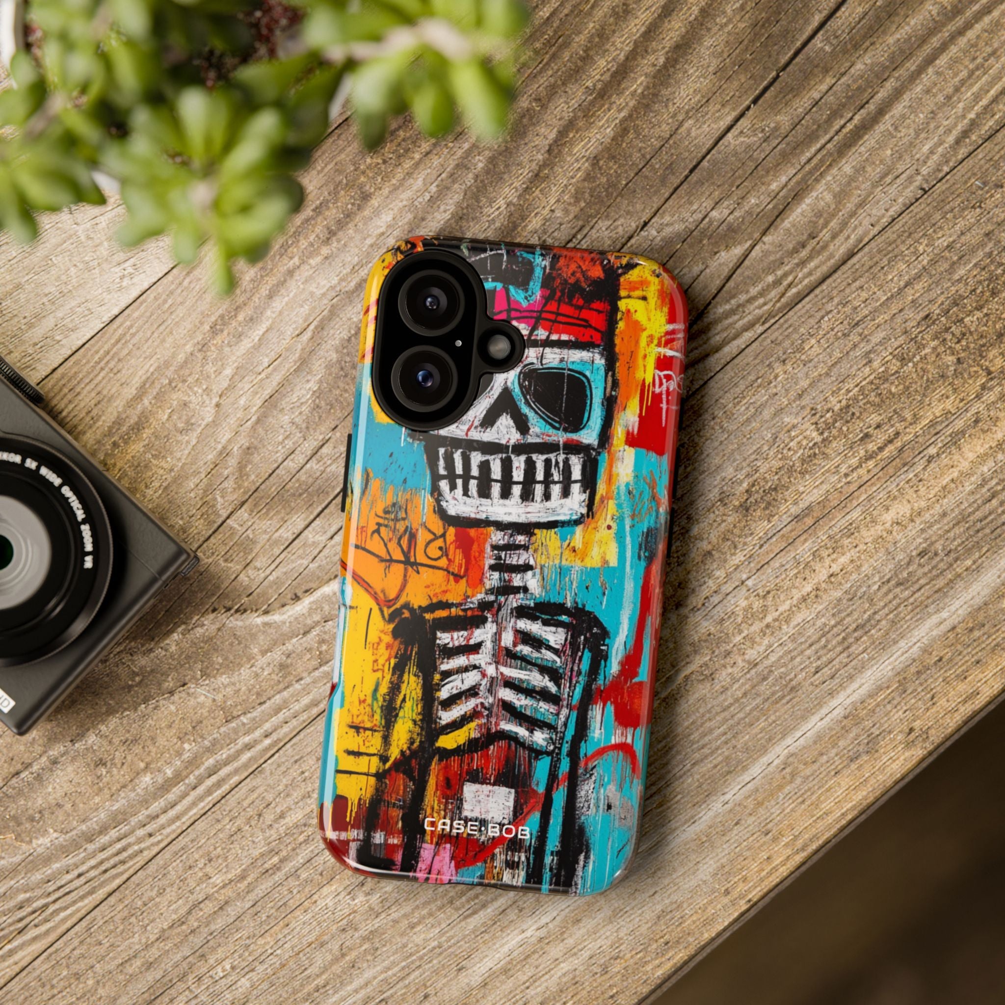 Skeleton Riot iPhone 16 Plus Case - Tough