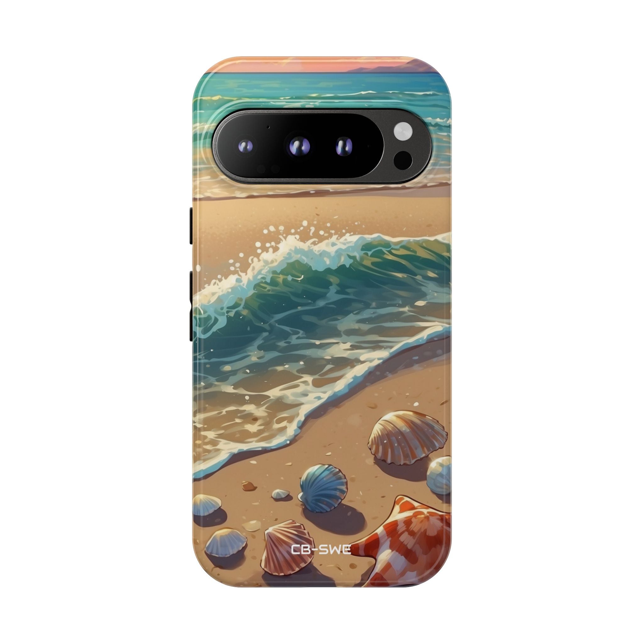 Seashells Kiss Shore - Google Pixel Case