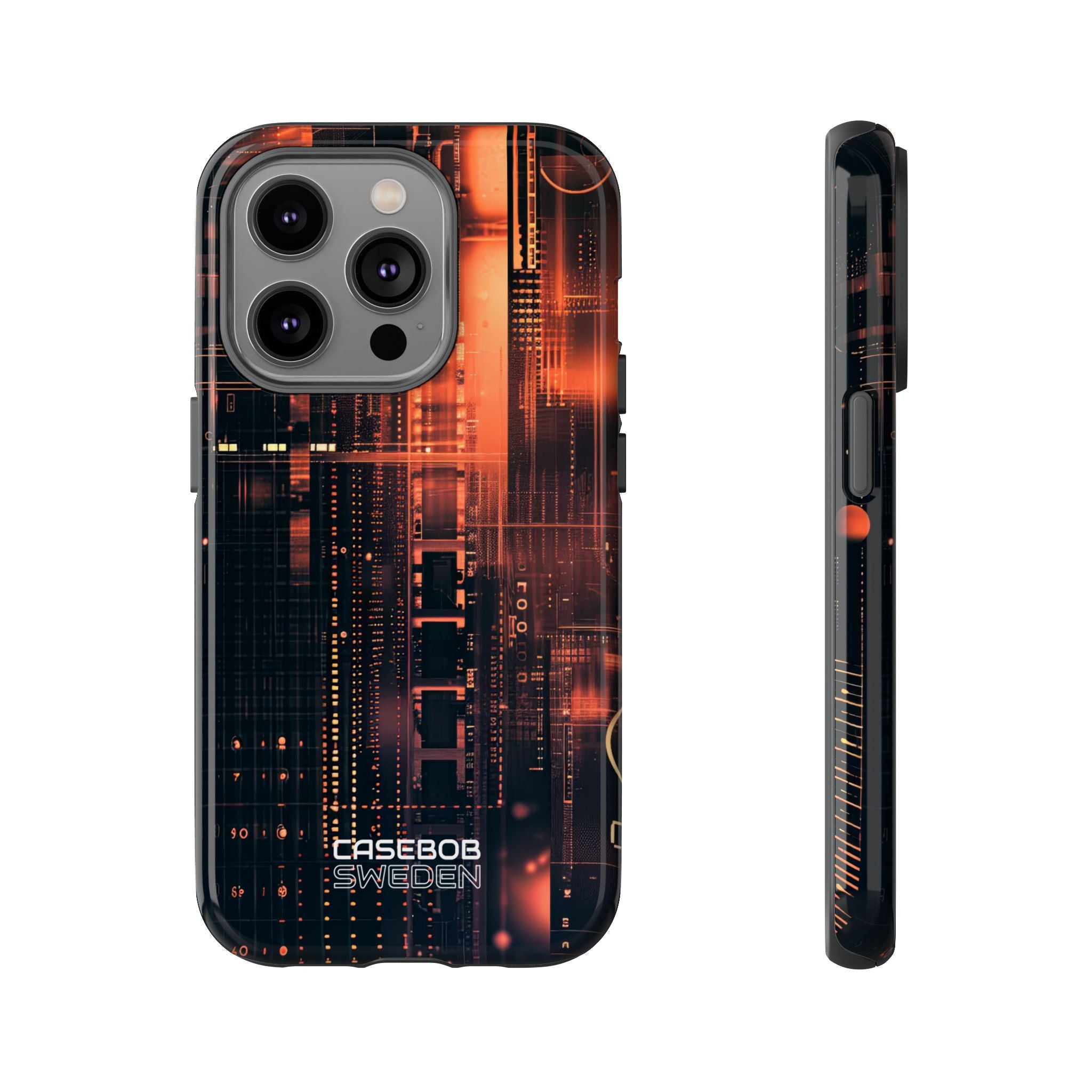 Neon Circuit Dreams iPhone 14 - Tough