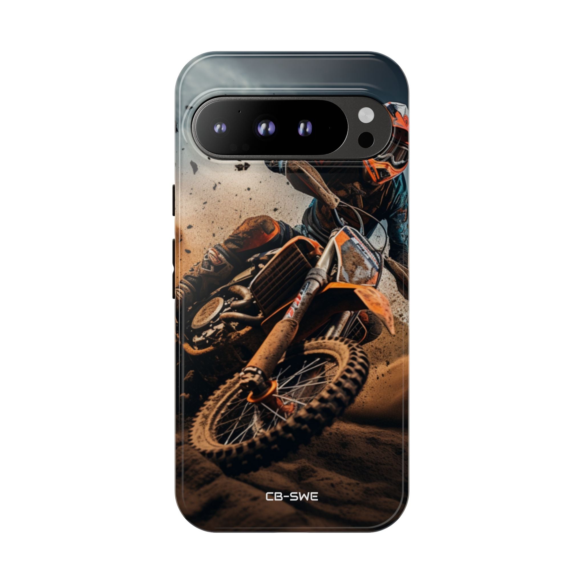 Rider Amidst Desert Fury - Google Pixel Case